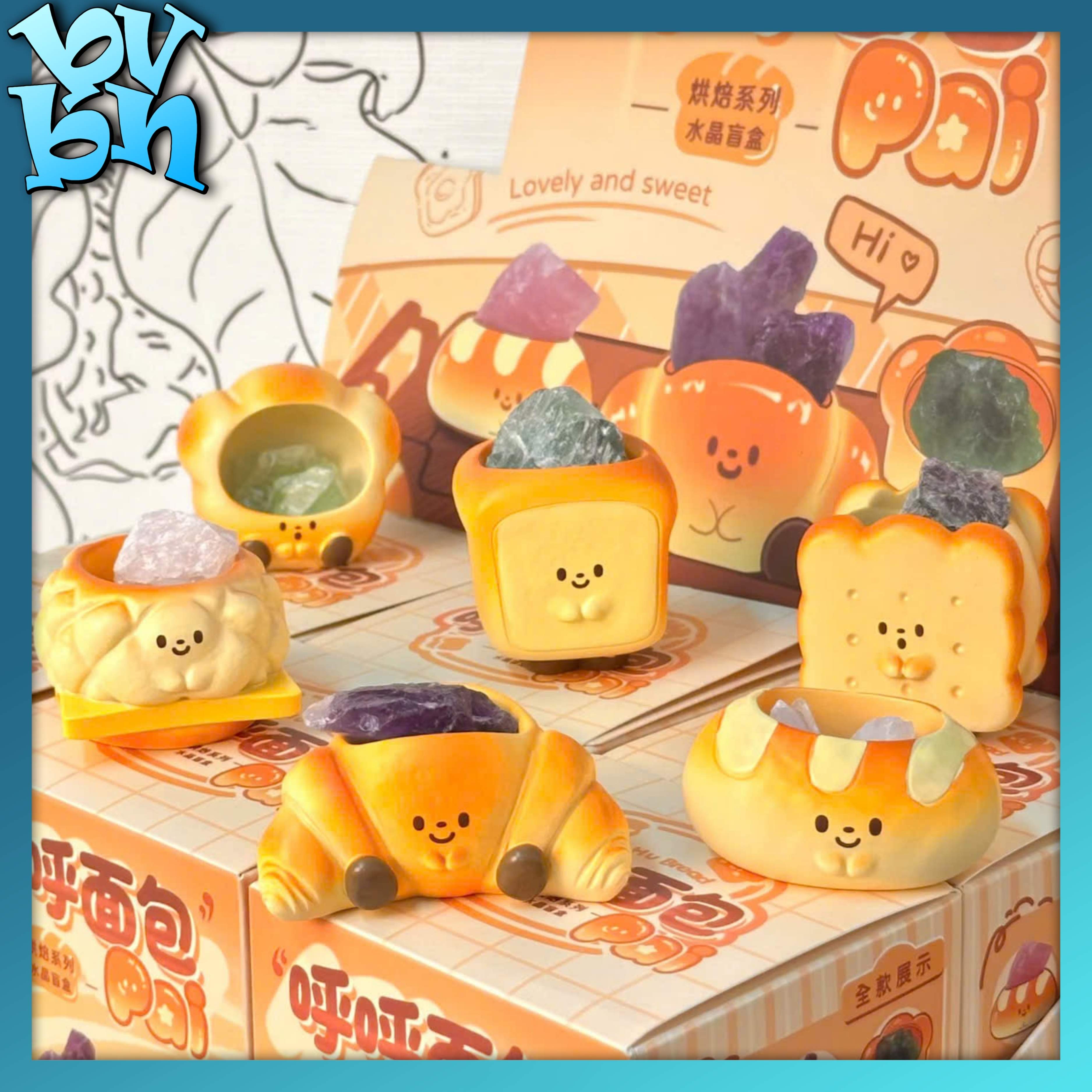 The Bread Crystal Series Blind Box PAI Đá Năng Lượng