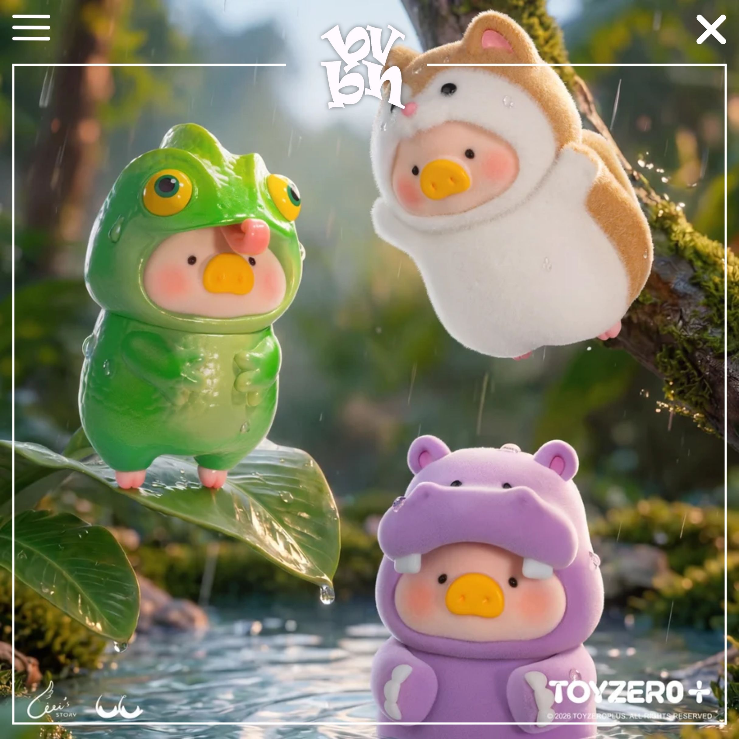 LuLu the Piggy Animal Party Vol 2 Blindbox Figure Series