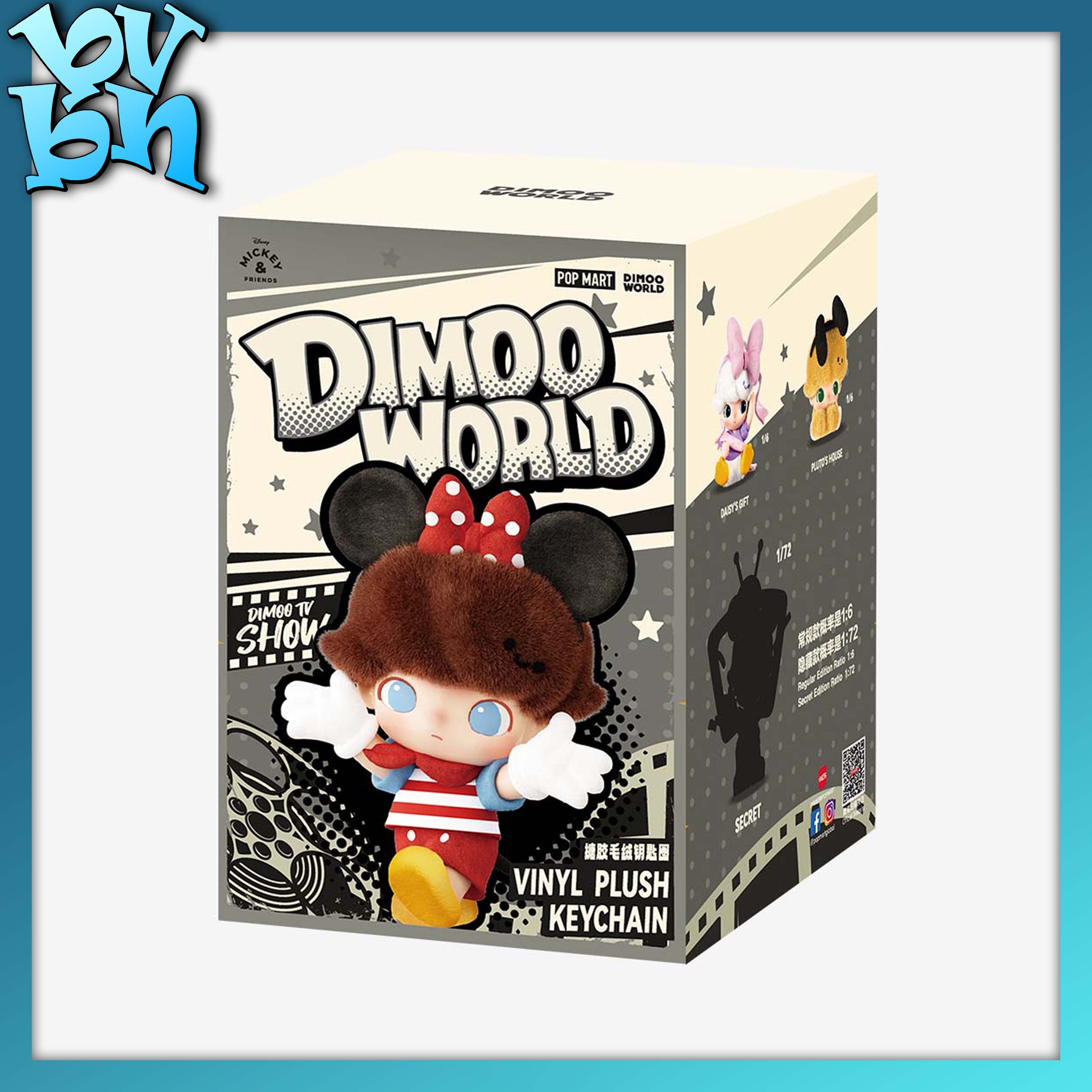 Dimoo World x Disney Series-Vinyl Plush Keychain Blindbox