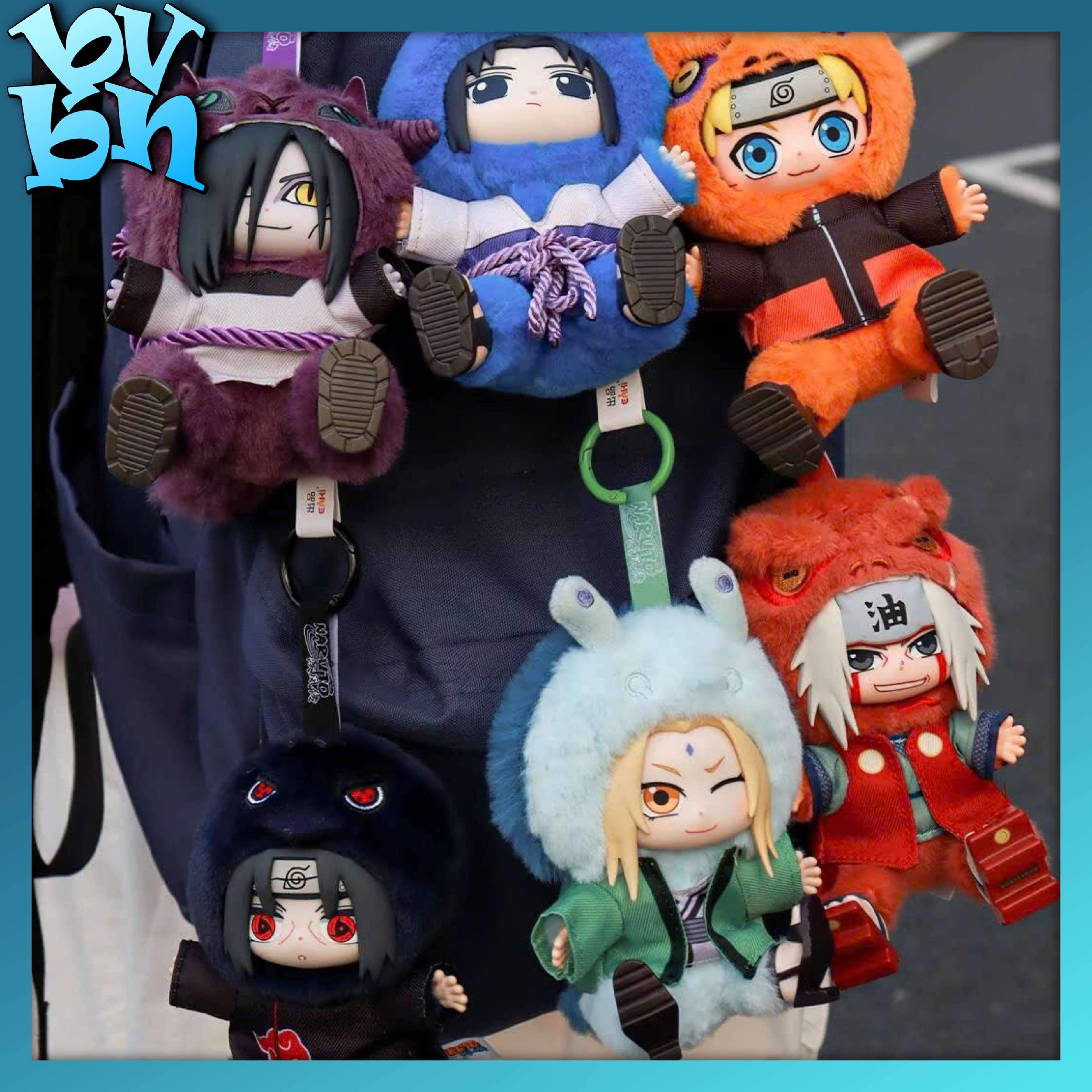 Naruto Beast Party Sitting Series 2 Vinyl Plush Doll Blindbox
