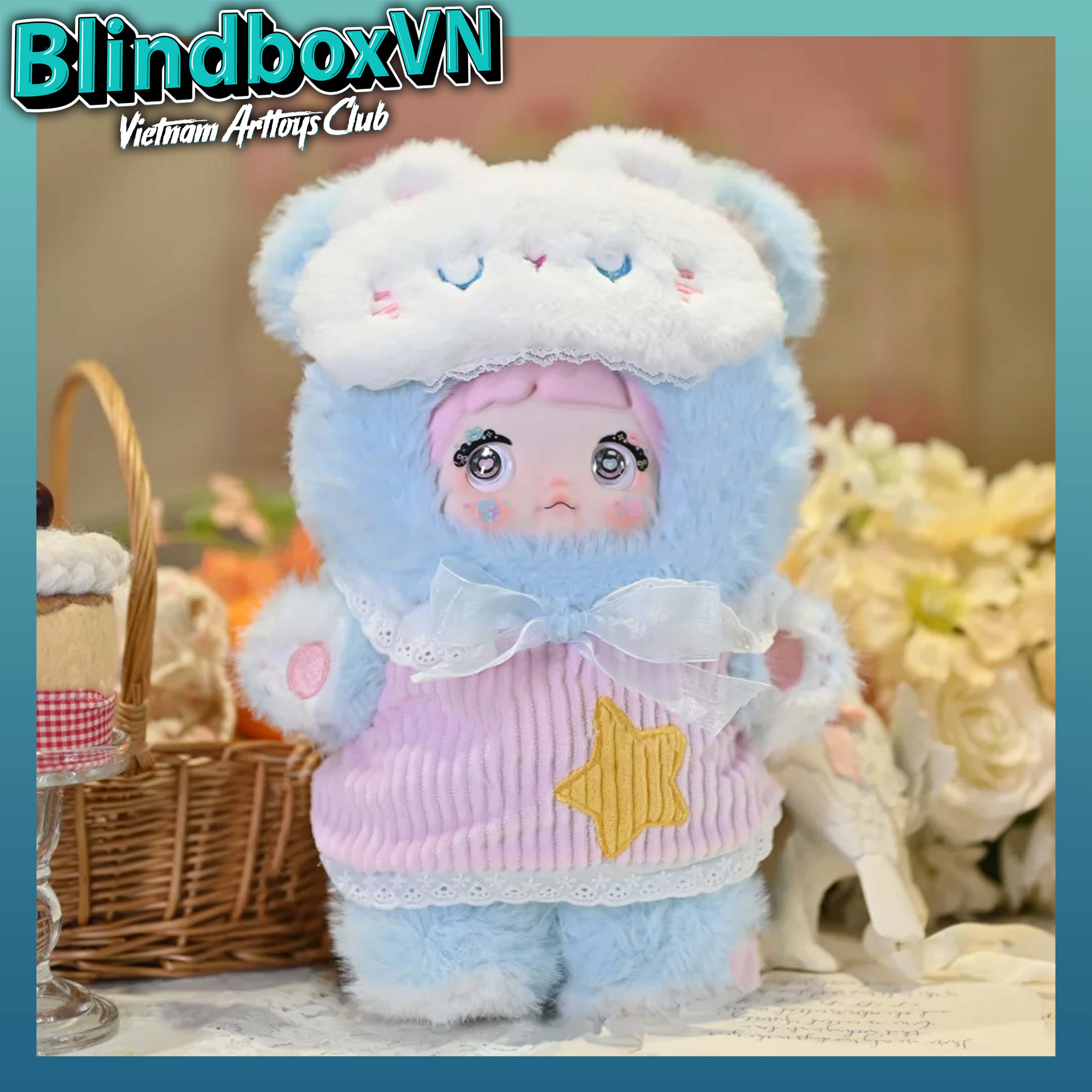 Nommi 400% Series Good Night Bear Blind Box Plush Doll