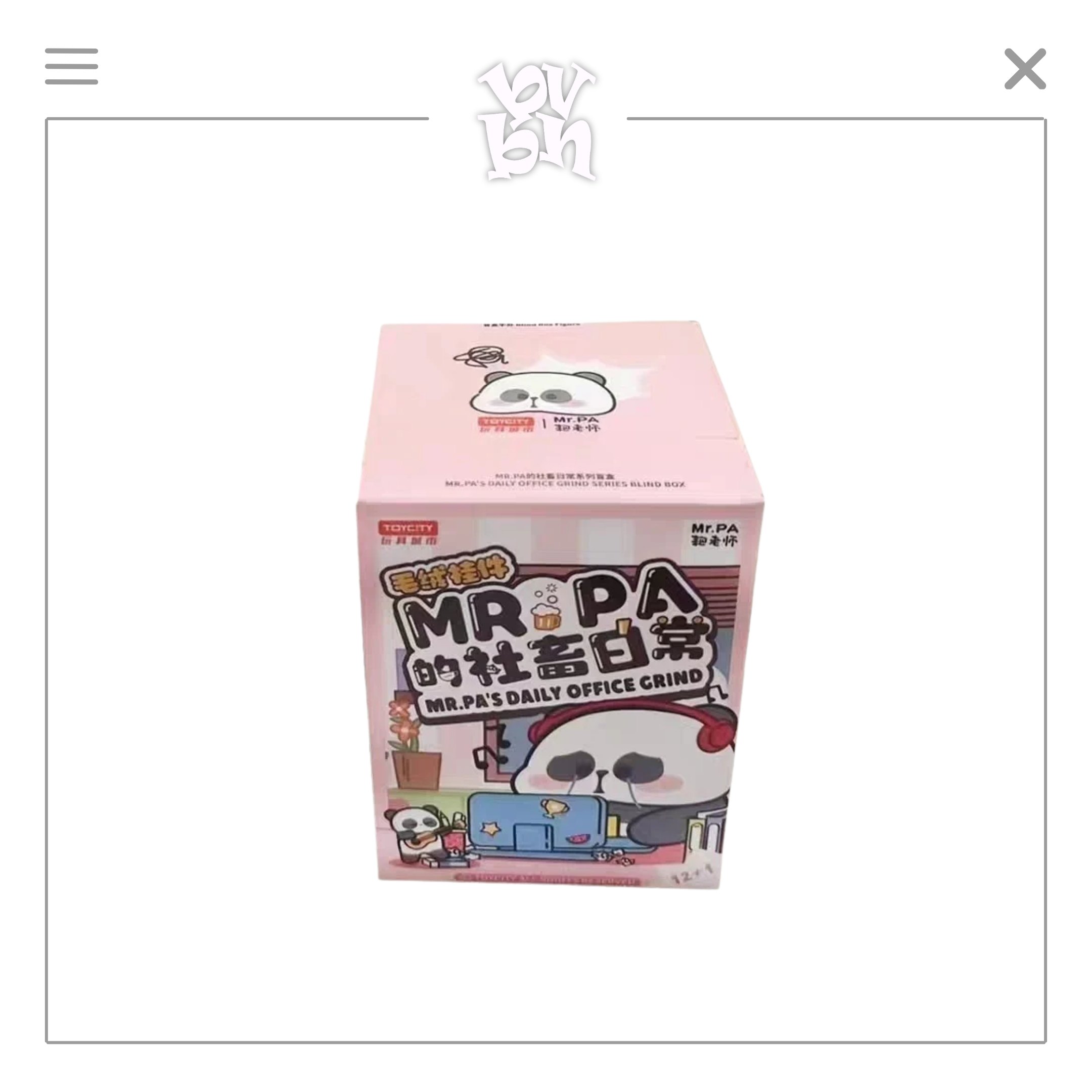 MR.PA's Daily office Grind series Blind Box-Plush Keychain