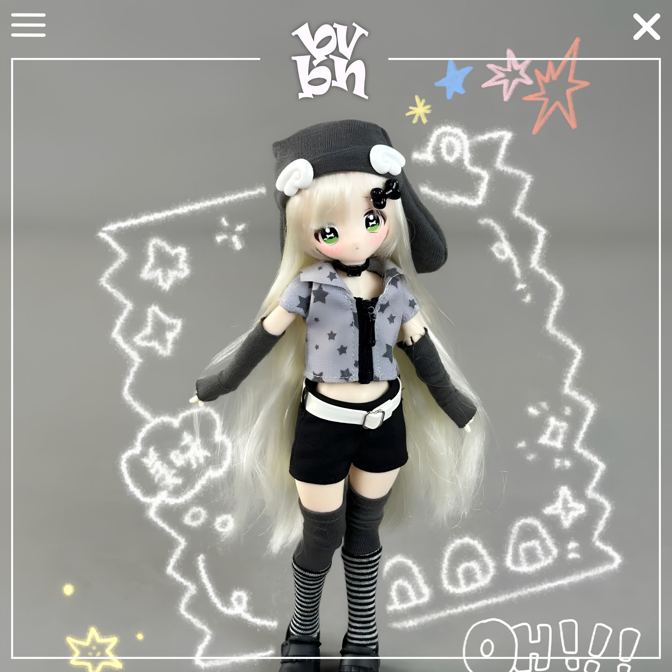 Miralab Dont Touch My Bangs Series BJD Doll Blindbox Series