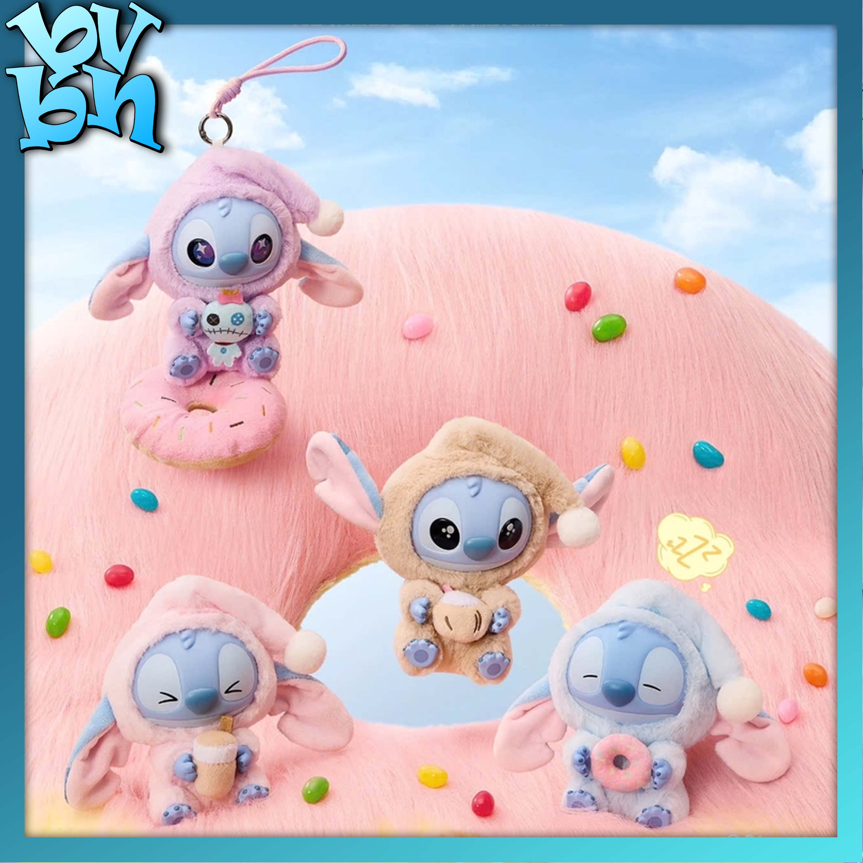 Disney Stitch Eat Something Before Sleep Vinyl Plush Blindbox Series
