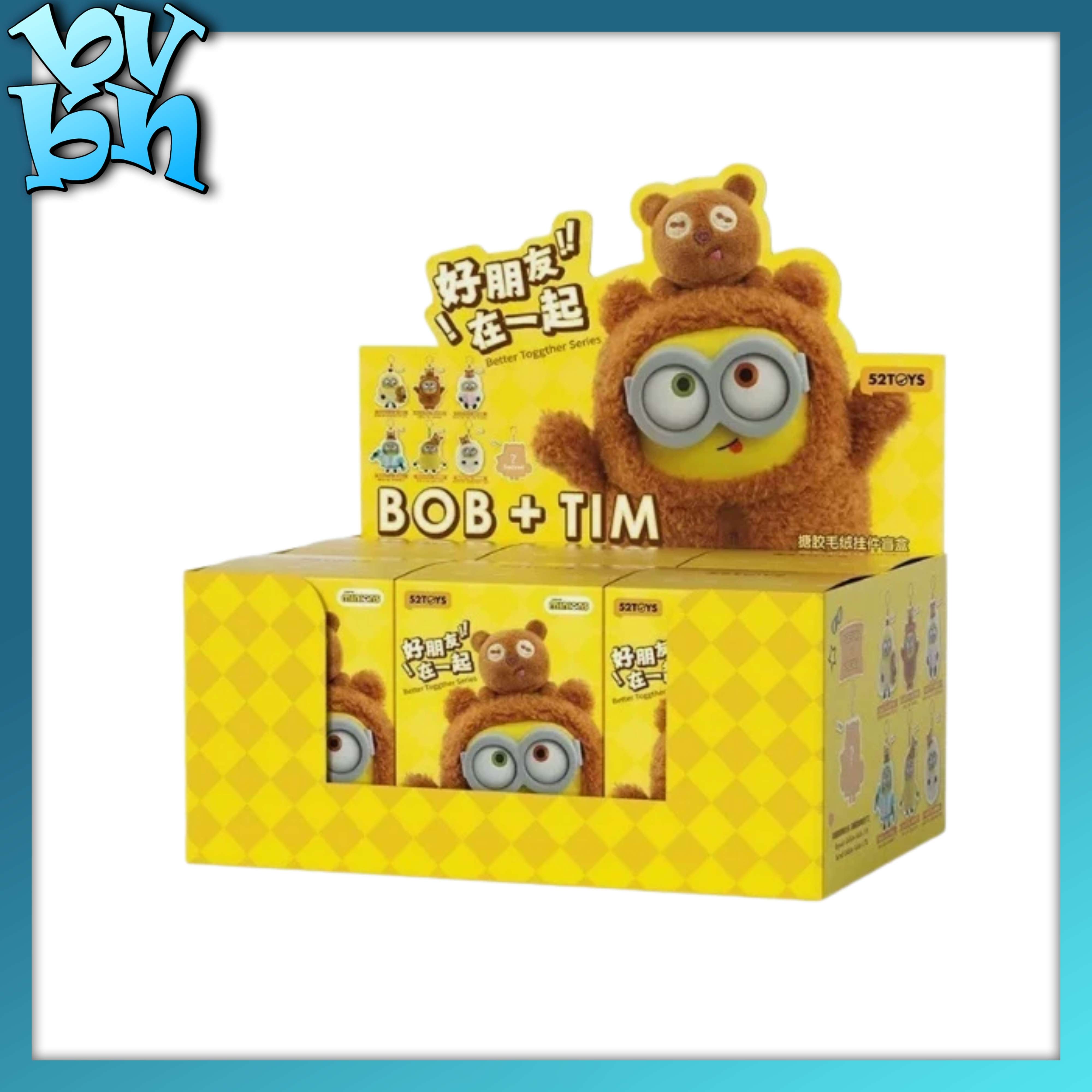 Bob & Tim Better Together Series Vinyl Plush Keychain Blindbox