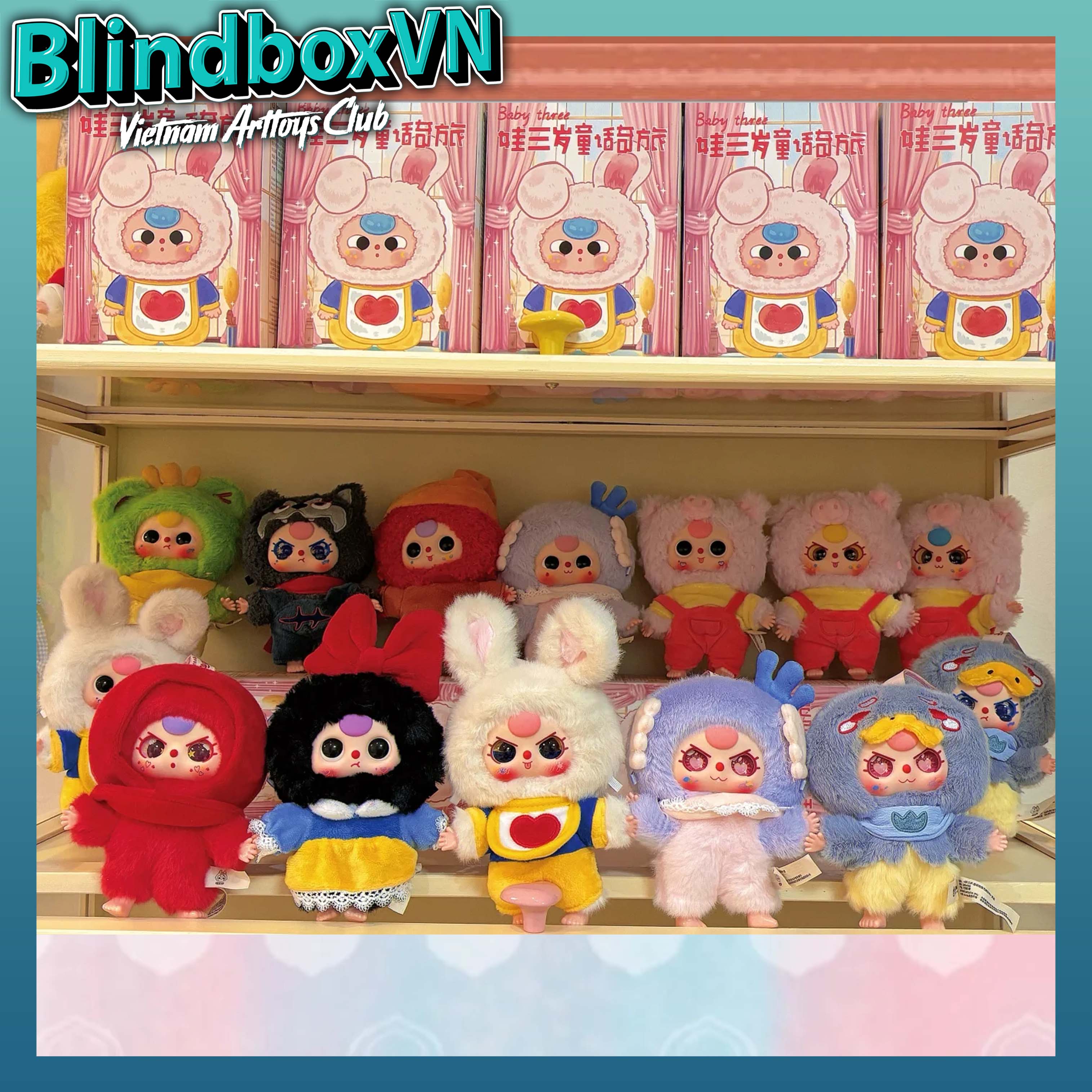 Baby Three Children's Wonderland Plush Doll Blindbox