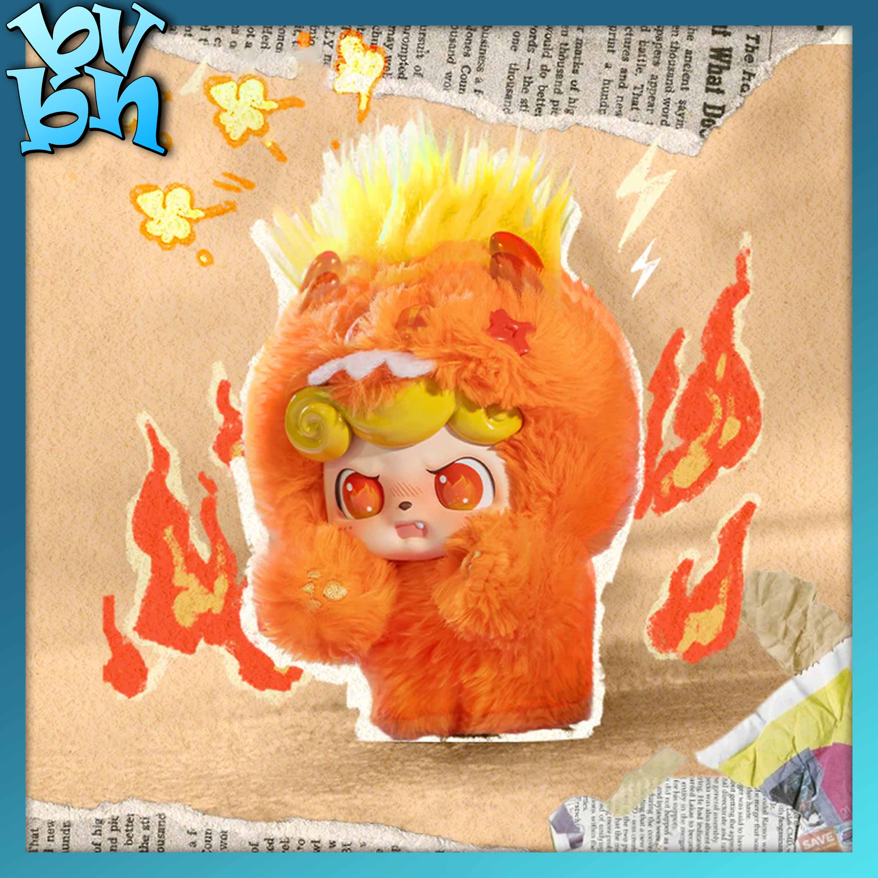 Q.Kid Emotional Furry Monster Pendant Blind Box Series