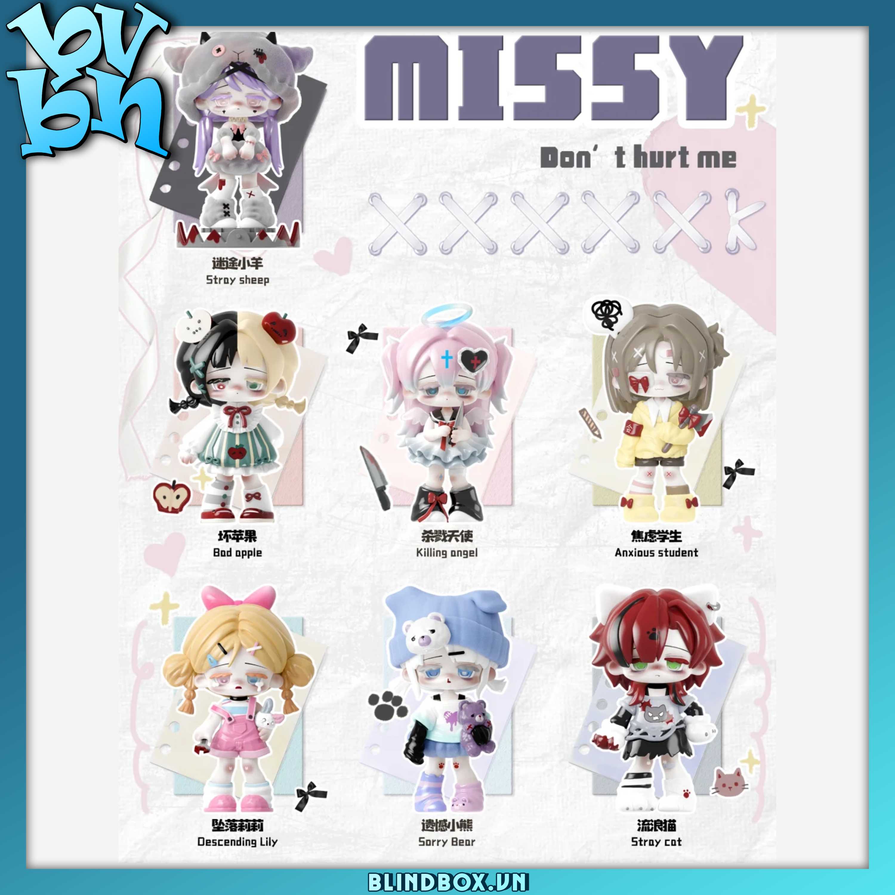Missy Cute Lolita Series PVC Blindbox