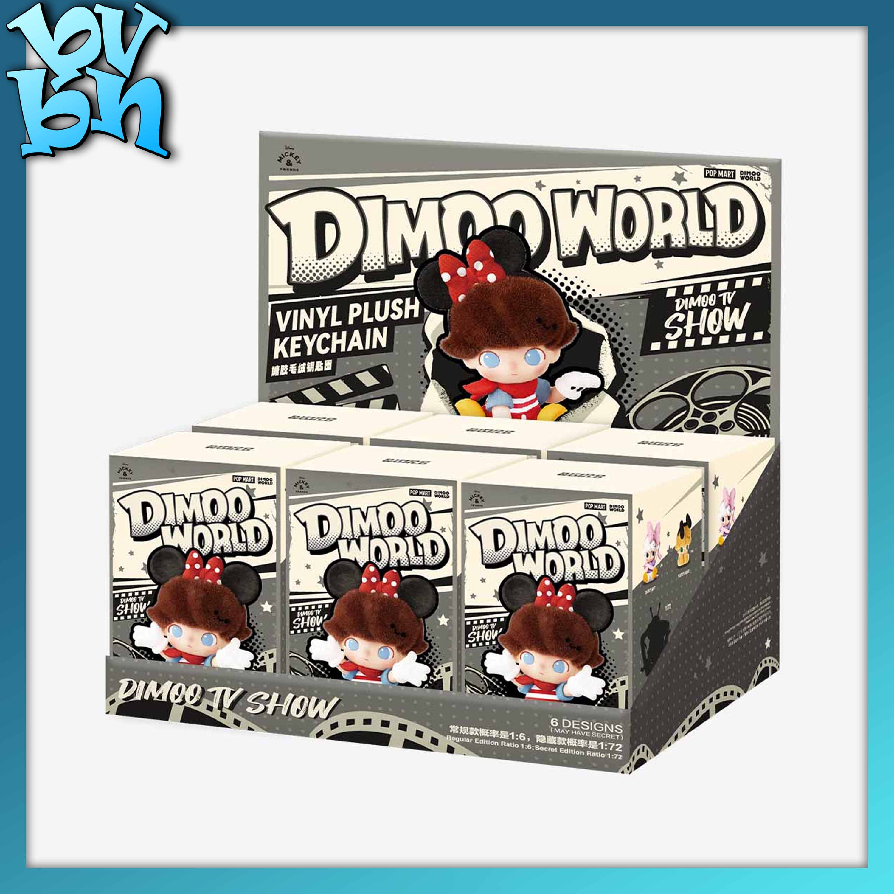 Dimoo World x Disney Series-Vinyl Plush Keychain Blindbox