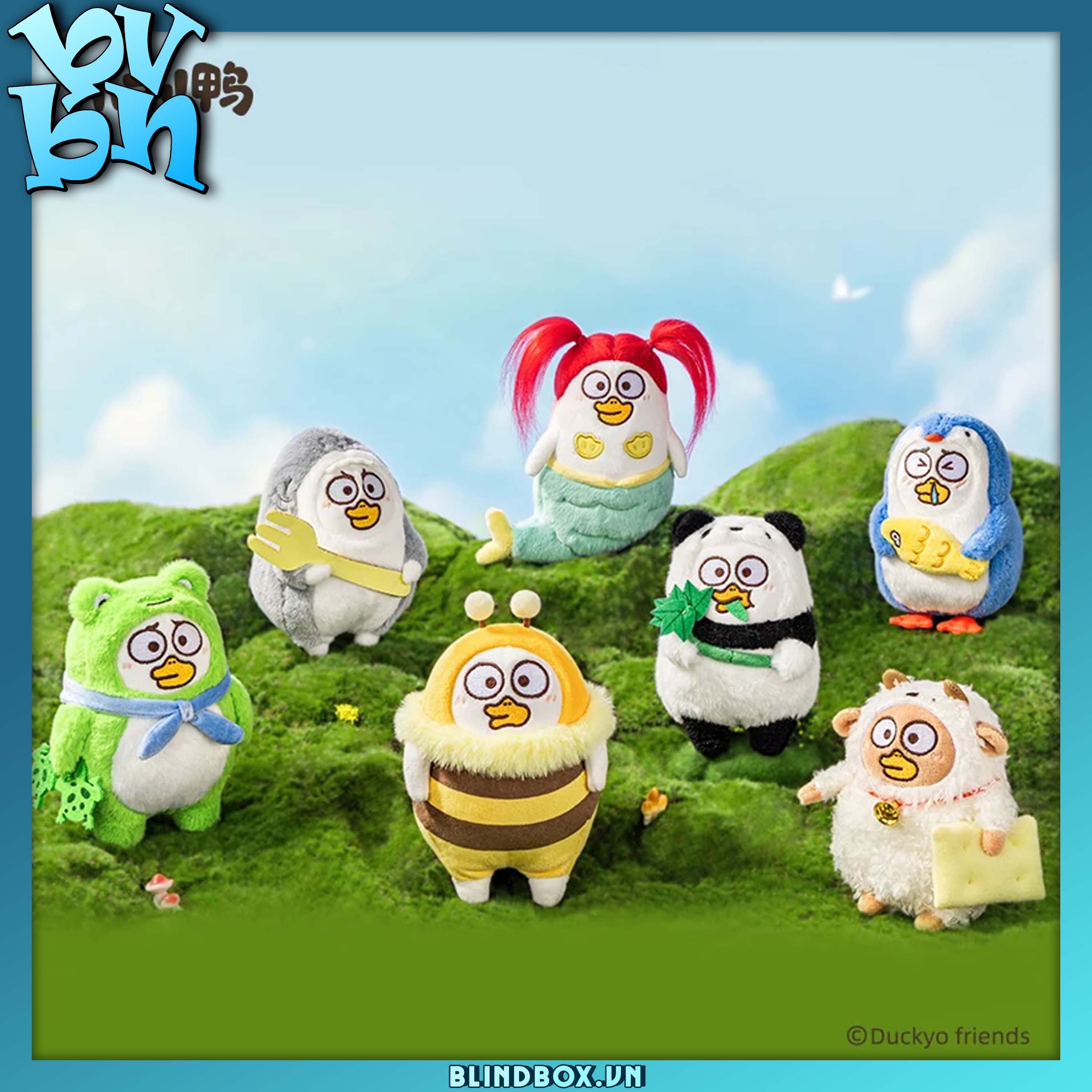 Duckyo Animal Party Series Plush Doll Blindbox