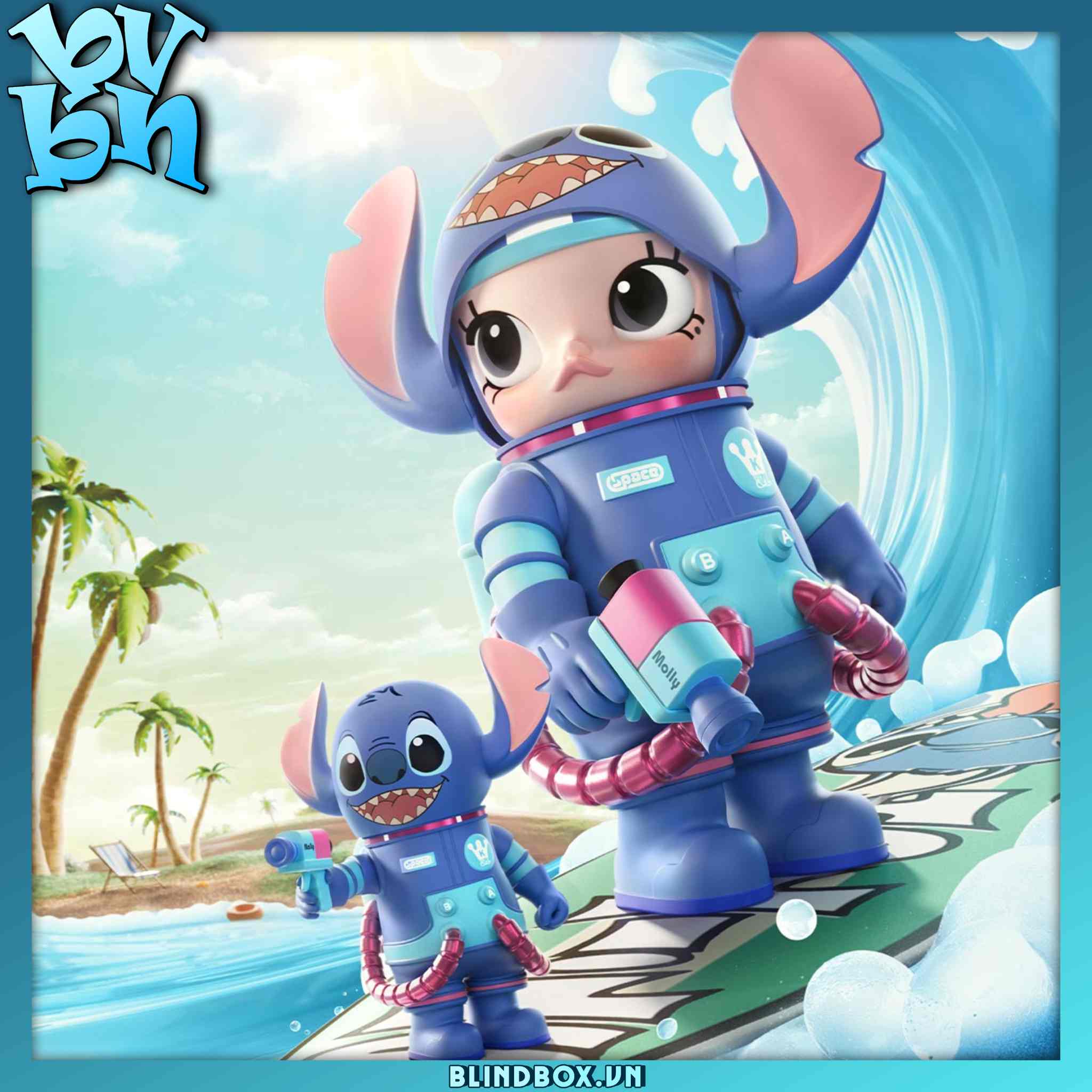 MEGA SPACE MOLLY 1000% Stitch POPMART