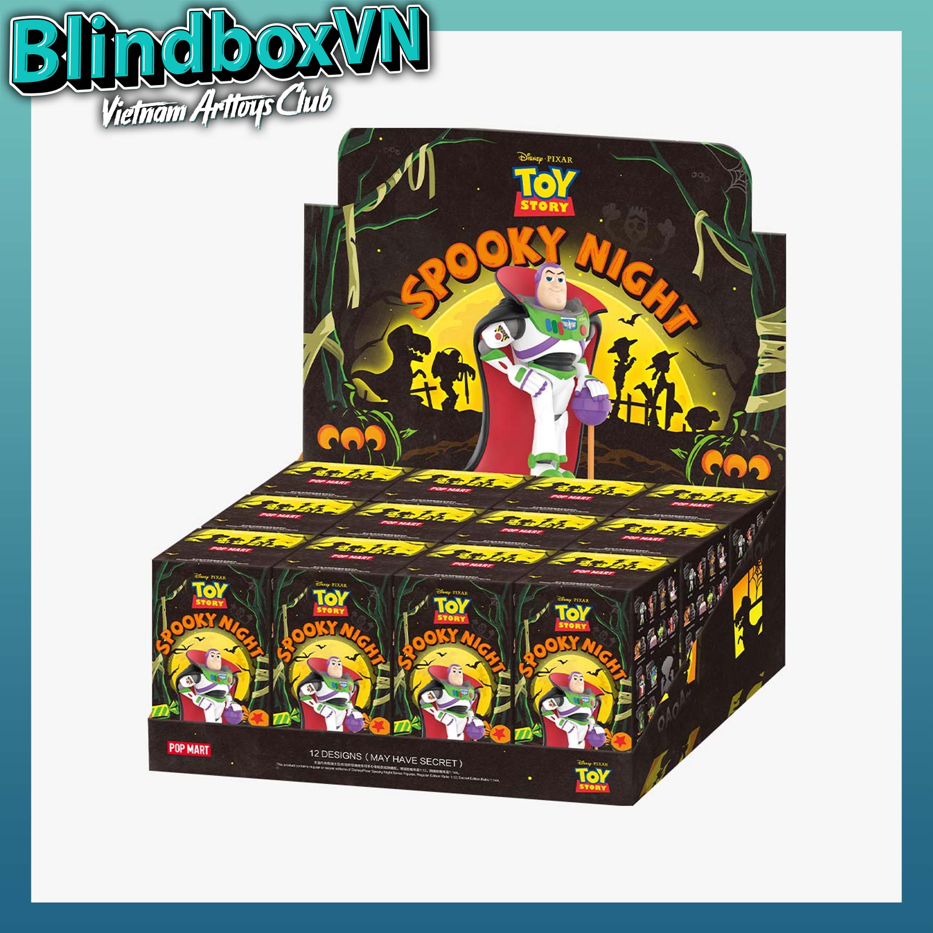 Disney/Pixar Spooky Night Series Figures Blind Box POPMART