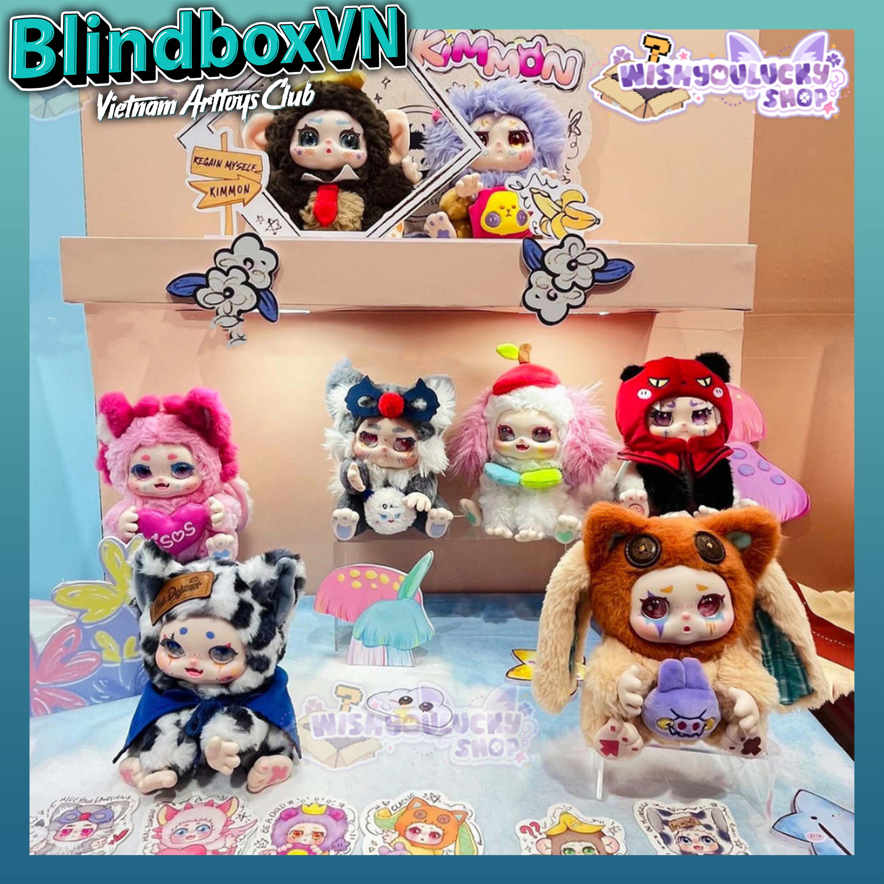 Blind Box Gấu Bông Kimmon Keep Loving Yourself ( Chính Hãng )