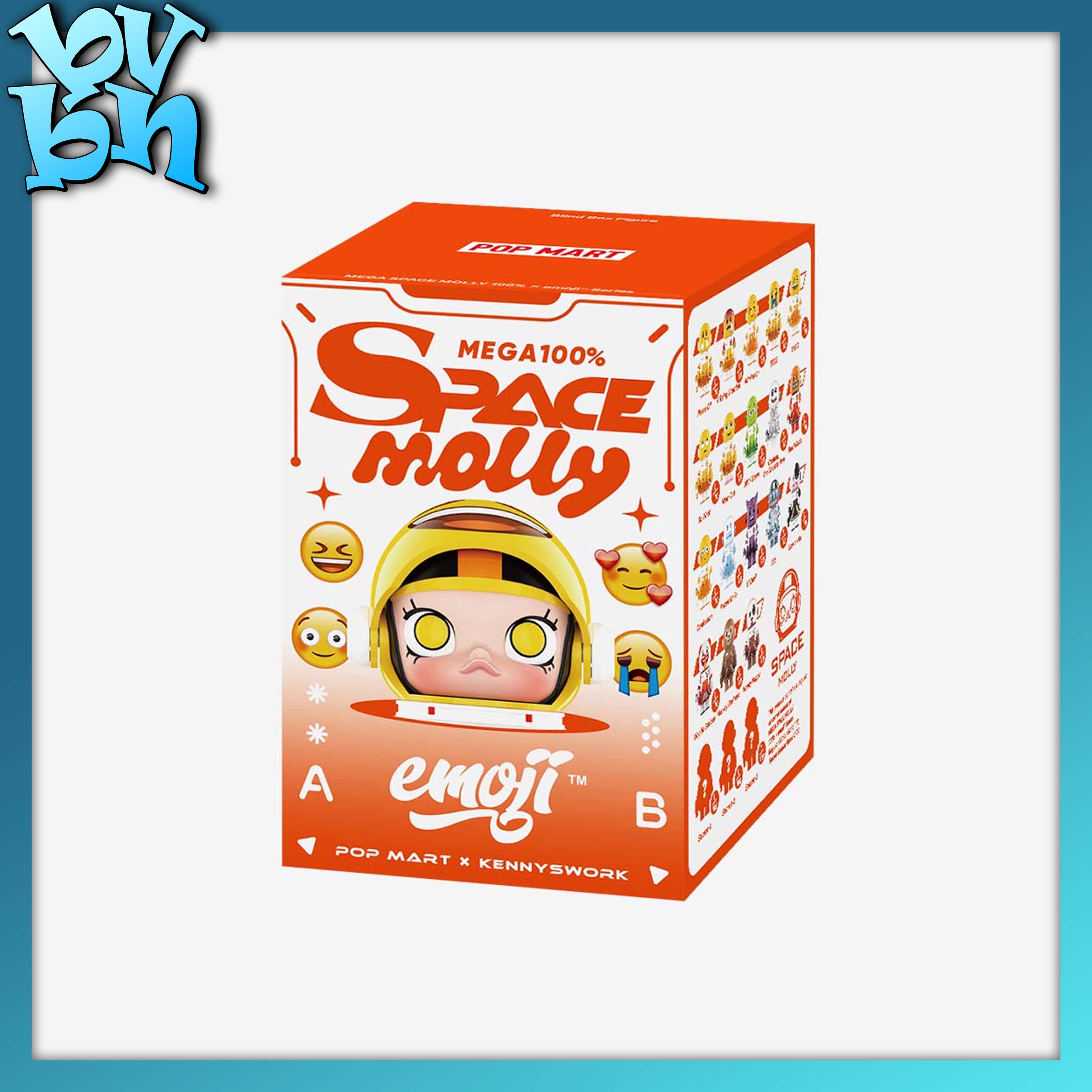 MEGA SPACE MOLLY 100% × Emoji™ Series