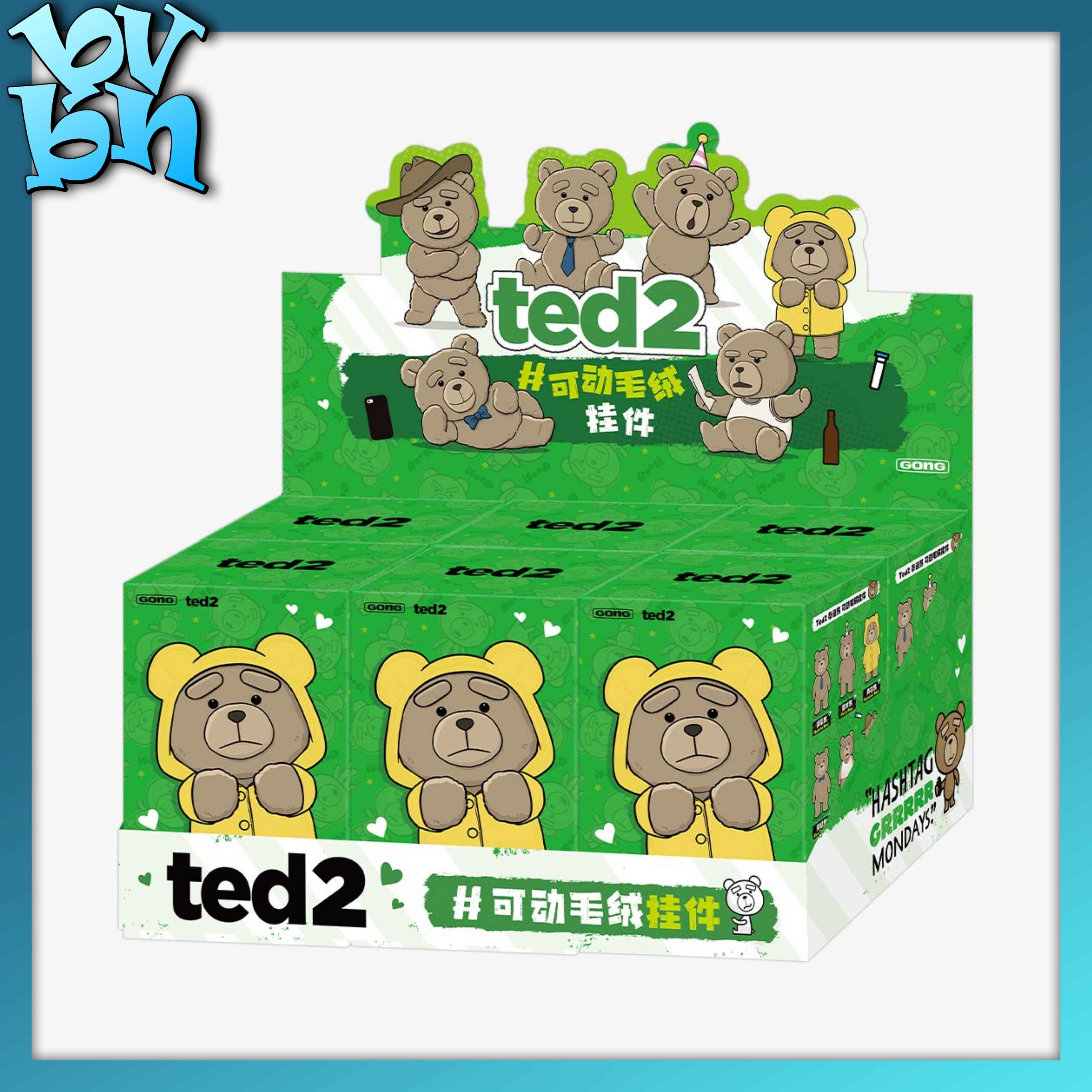 Ted2 Teddy Bear Action Plush Pendant