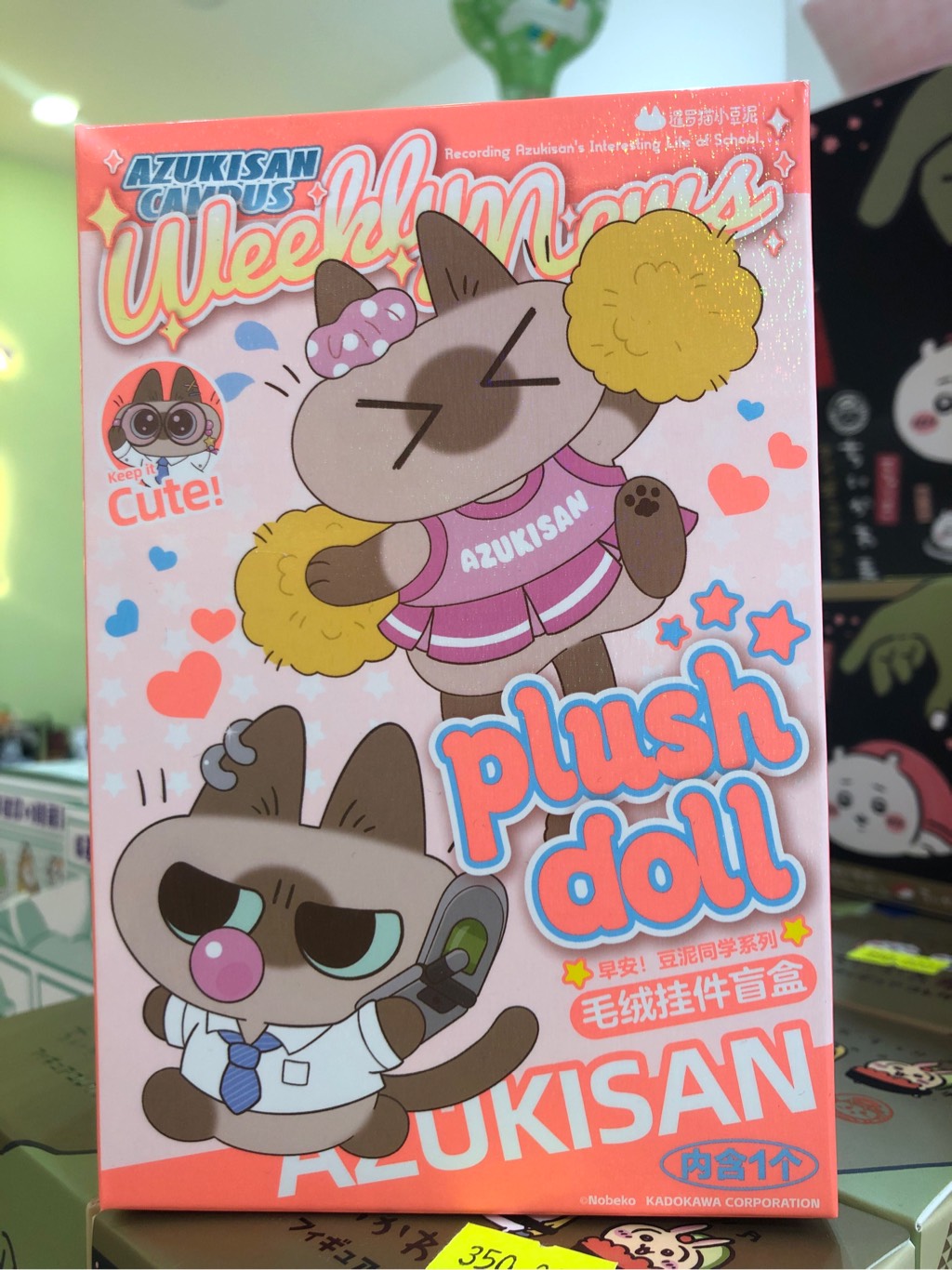 Blindbox Azukisan Campus Series- Plush Pendant Series