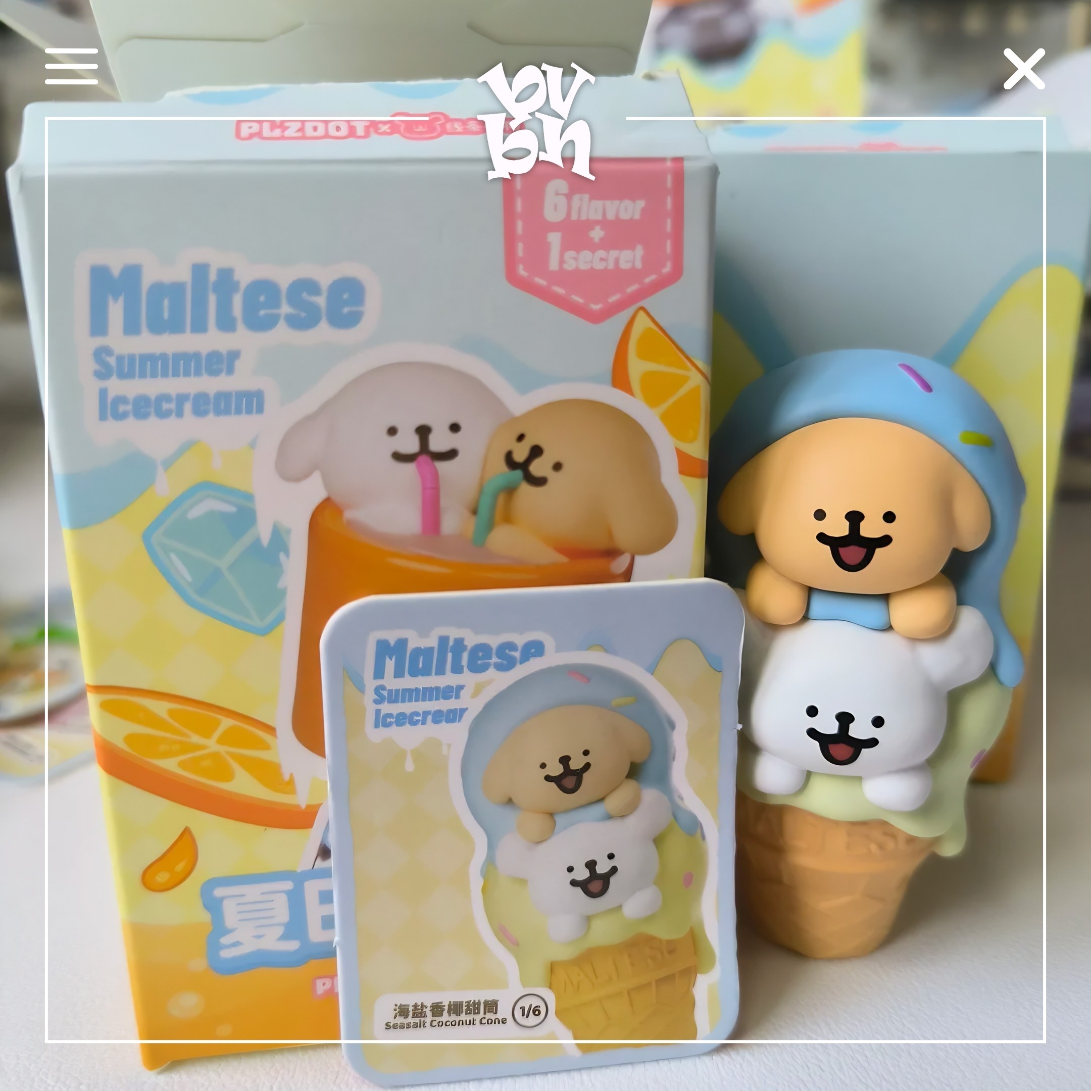 Maltese Summer Ice Cream Series Mini Blind box