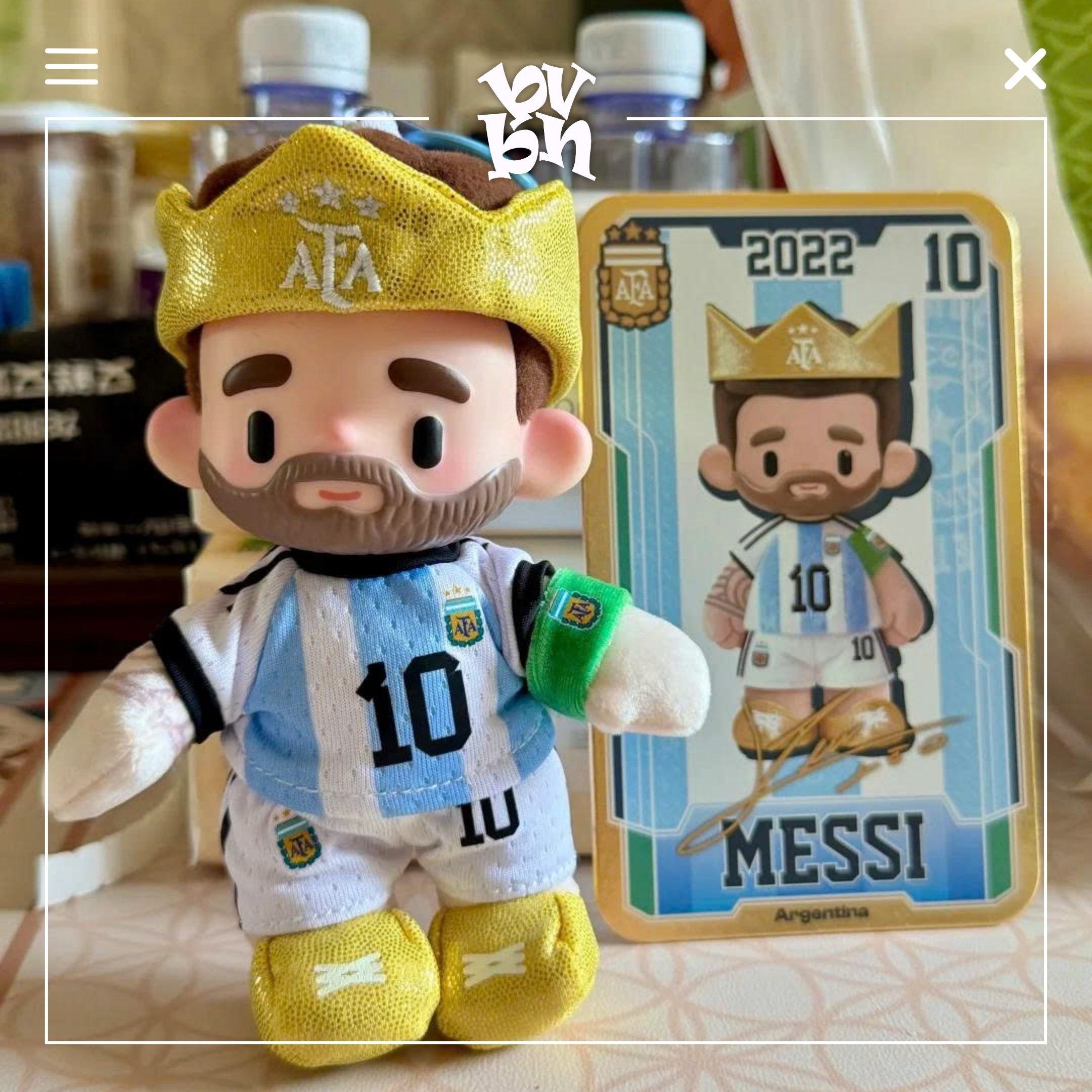 Argentina Messi National Team 2026 FIFA World Cup Series Plush Pendant Blind Box
