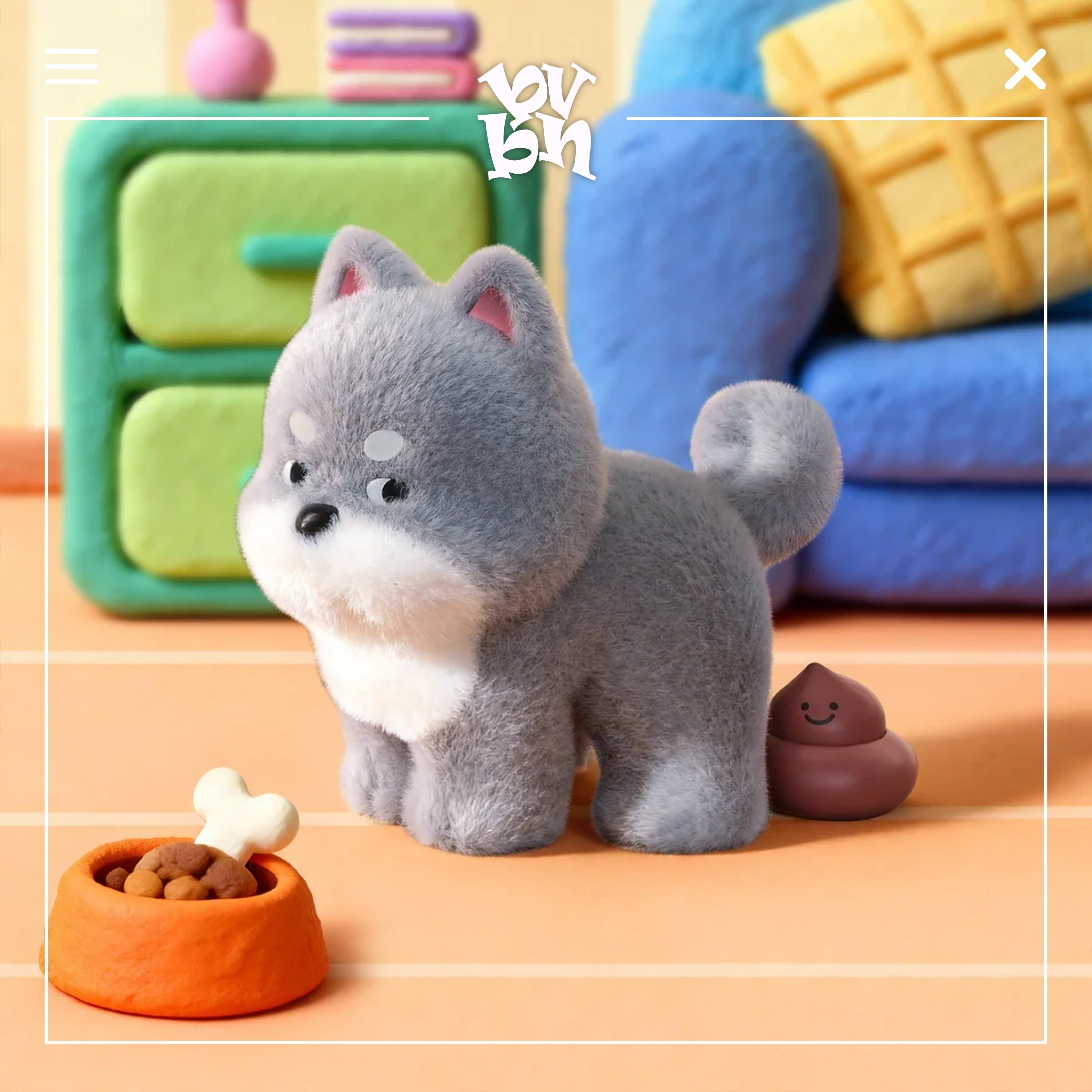 PooPoo Pups Collection 52Toys Blindbox Series