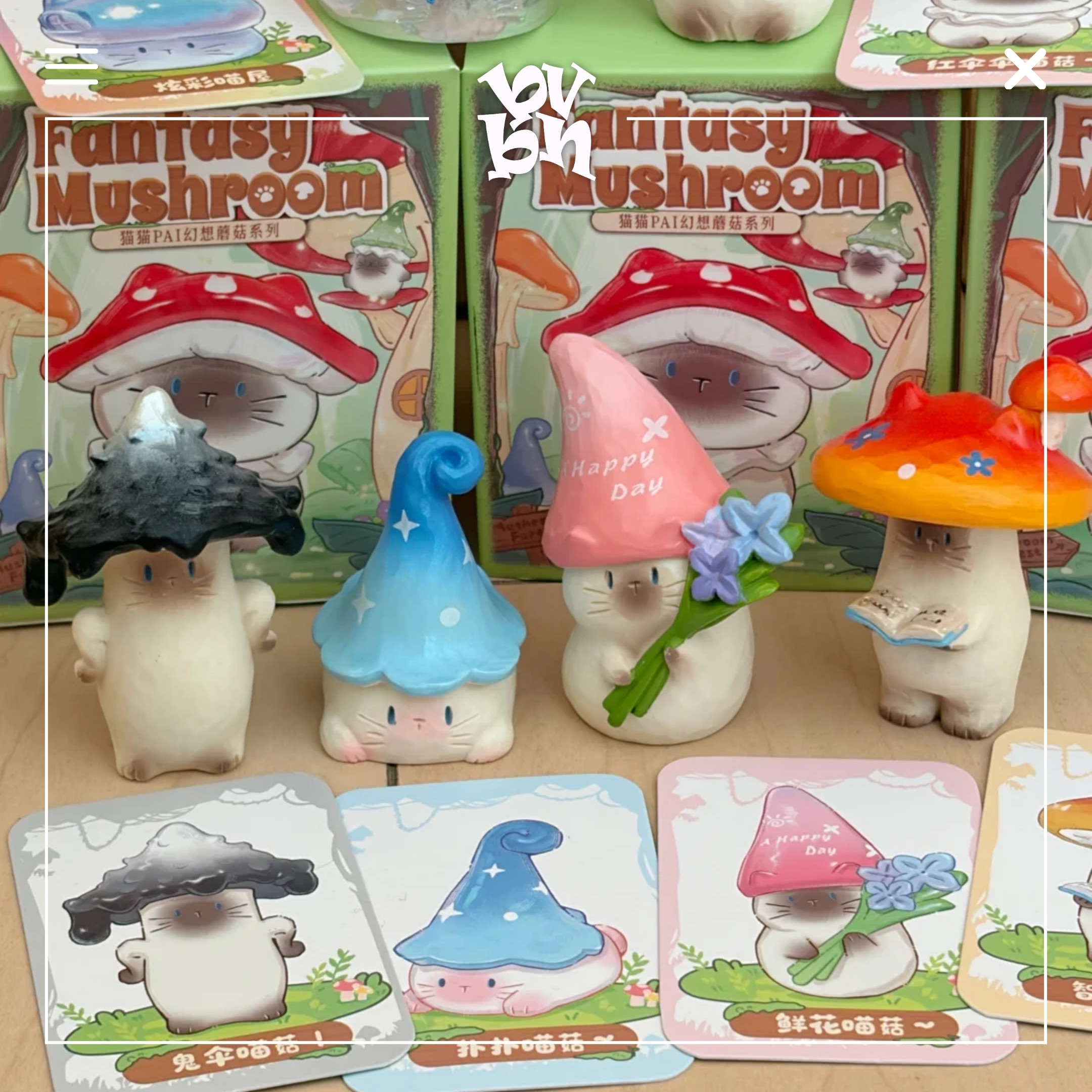 Cat Pal Fantasy Mushroom Series Blindbox