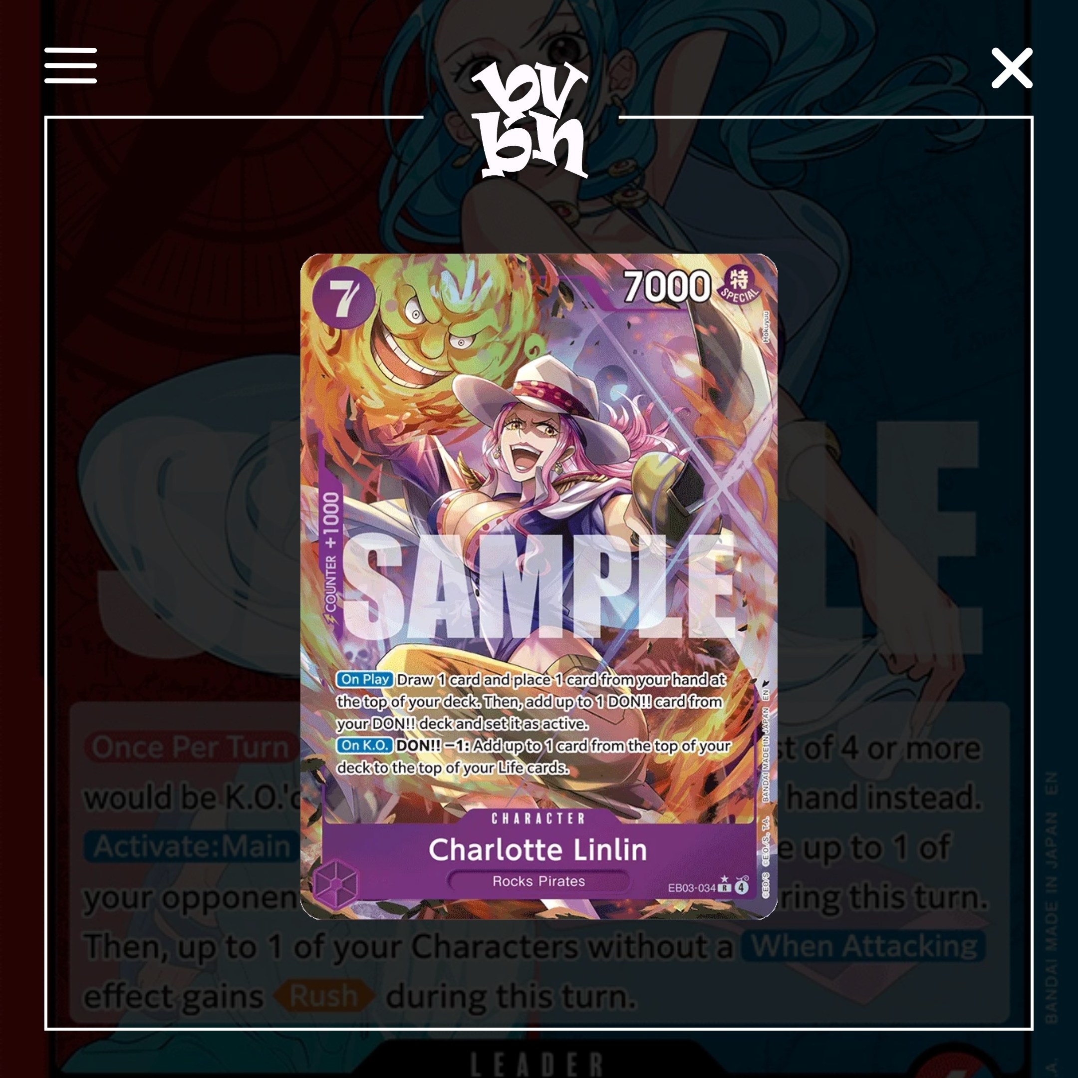 One Piece Card Game Extra Booster EB-03 One Piece Heroines Edition English Version