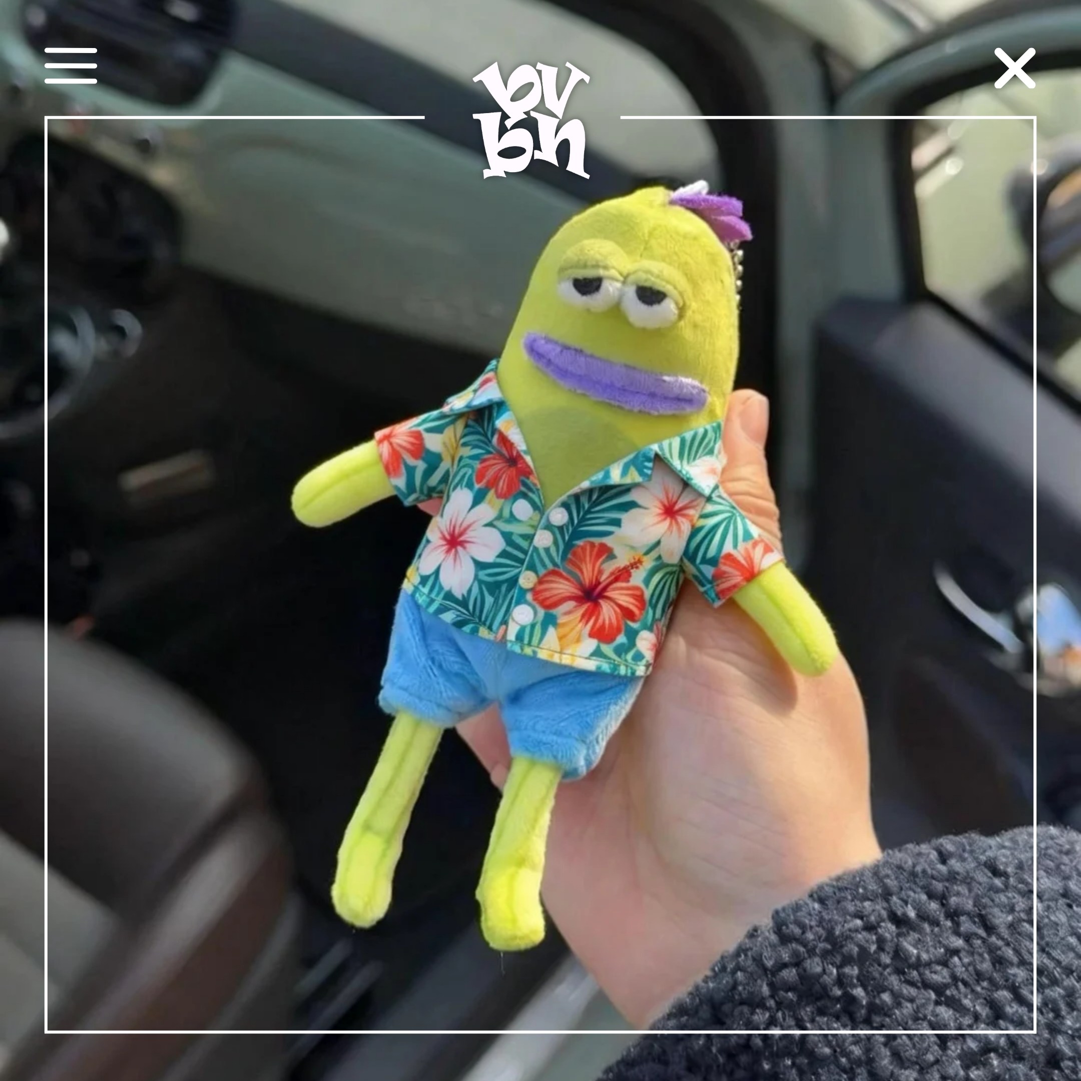 Móc khóa bông SpongeBob Bikini Bottom Blind Box – Plush Pendant  X11