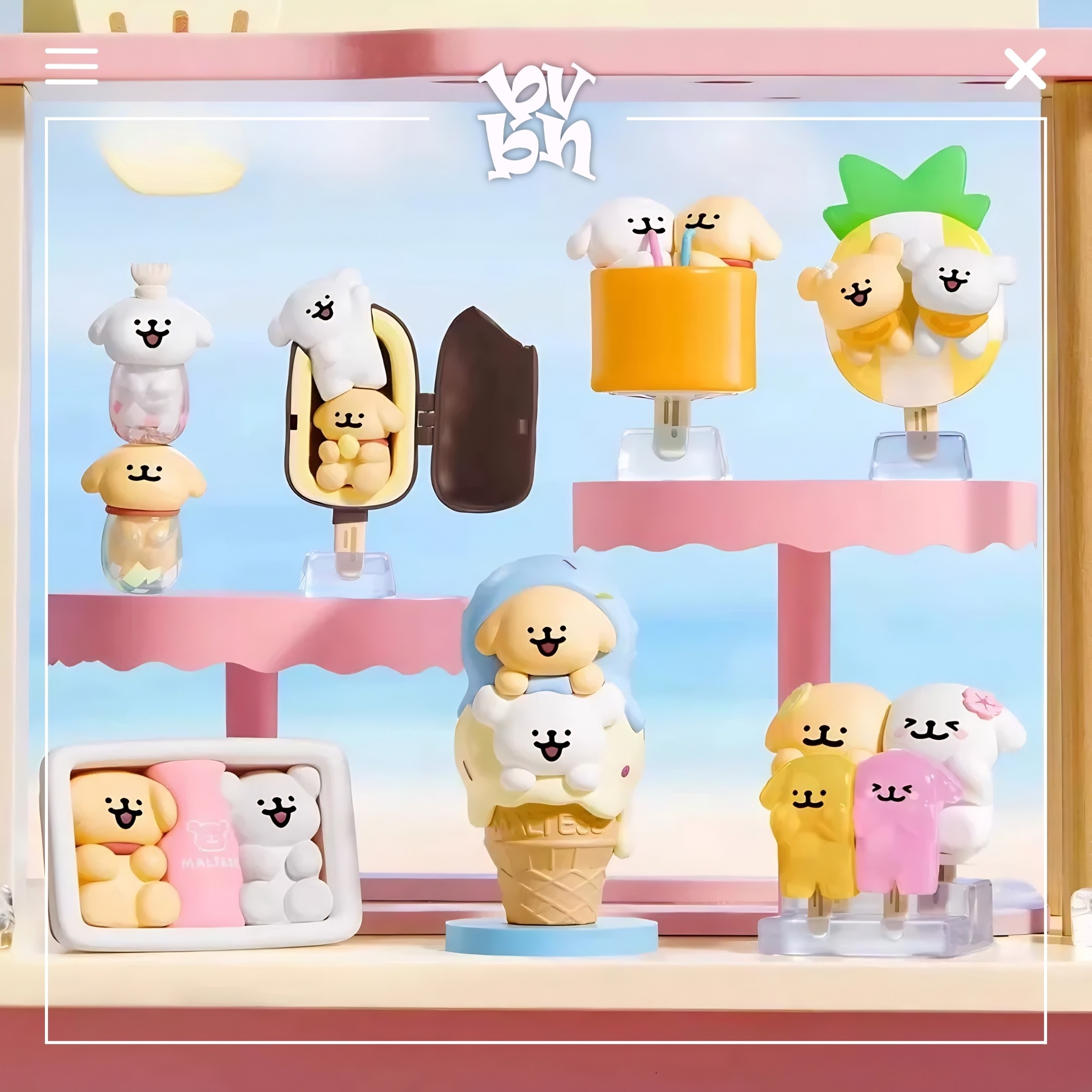 Maltese Summer Ice Cream Series Mini Blind box