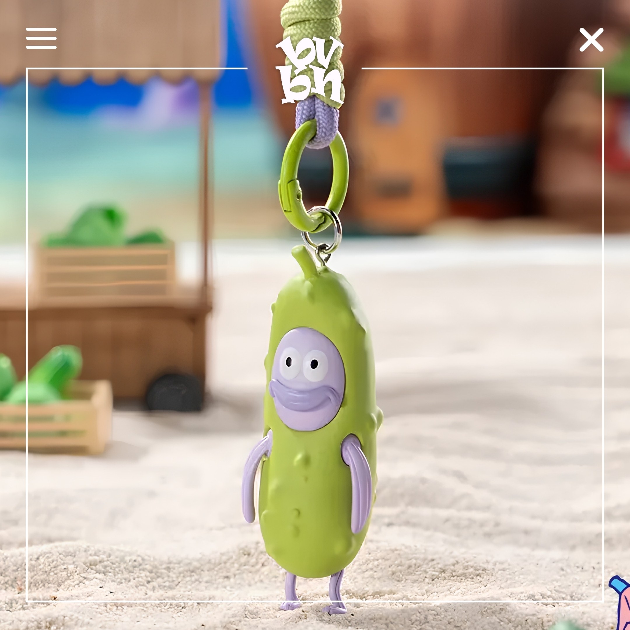 Bikini Bottom Food Party Keychain Series Blind Box