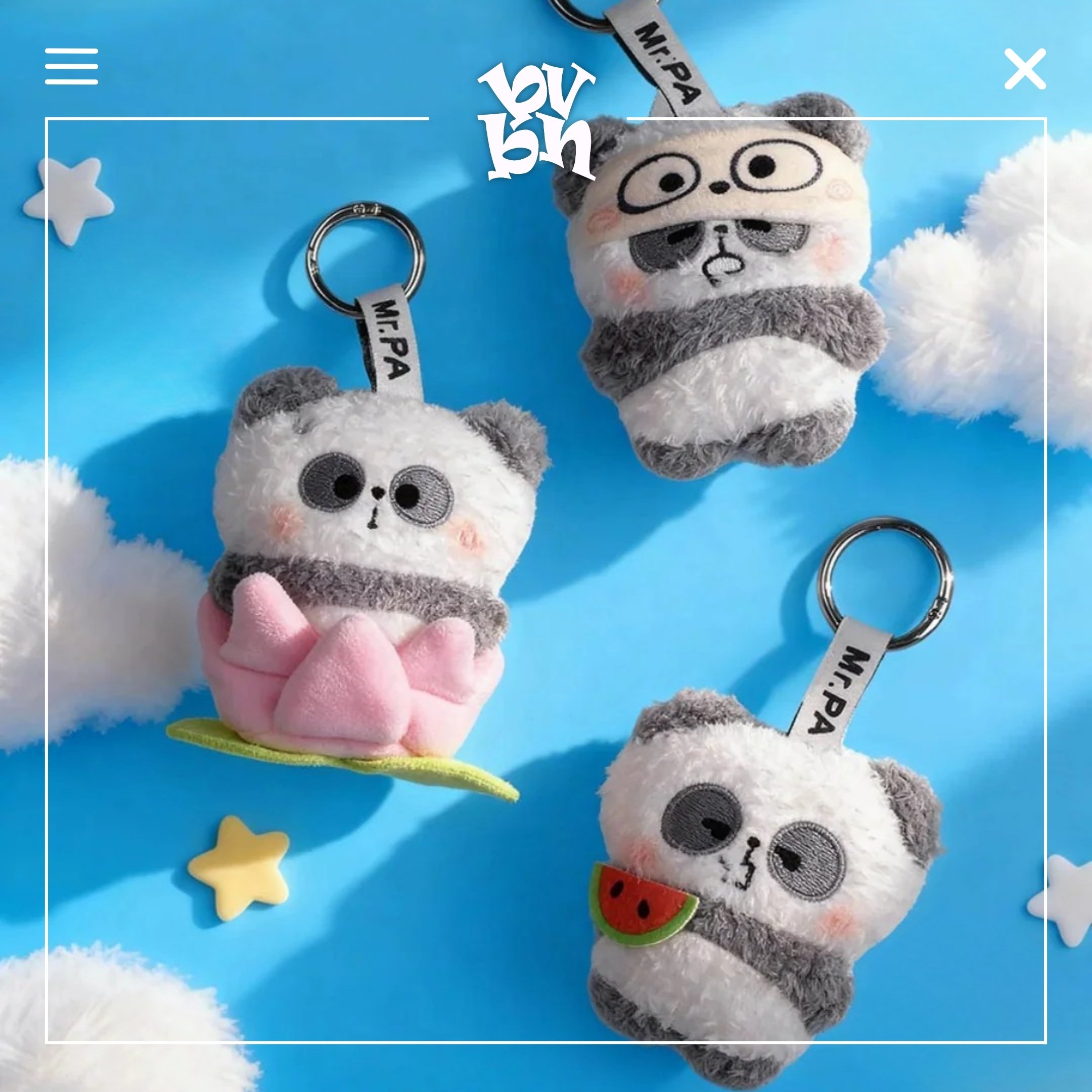 MR.PA's Daily office Grind series Blind Box-Plush Keychain