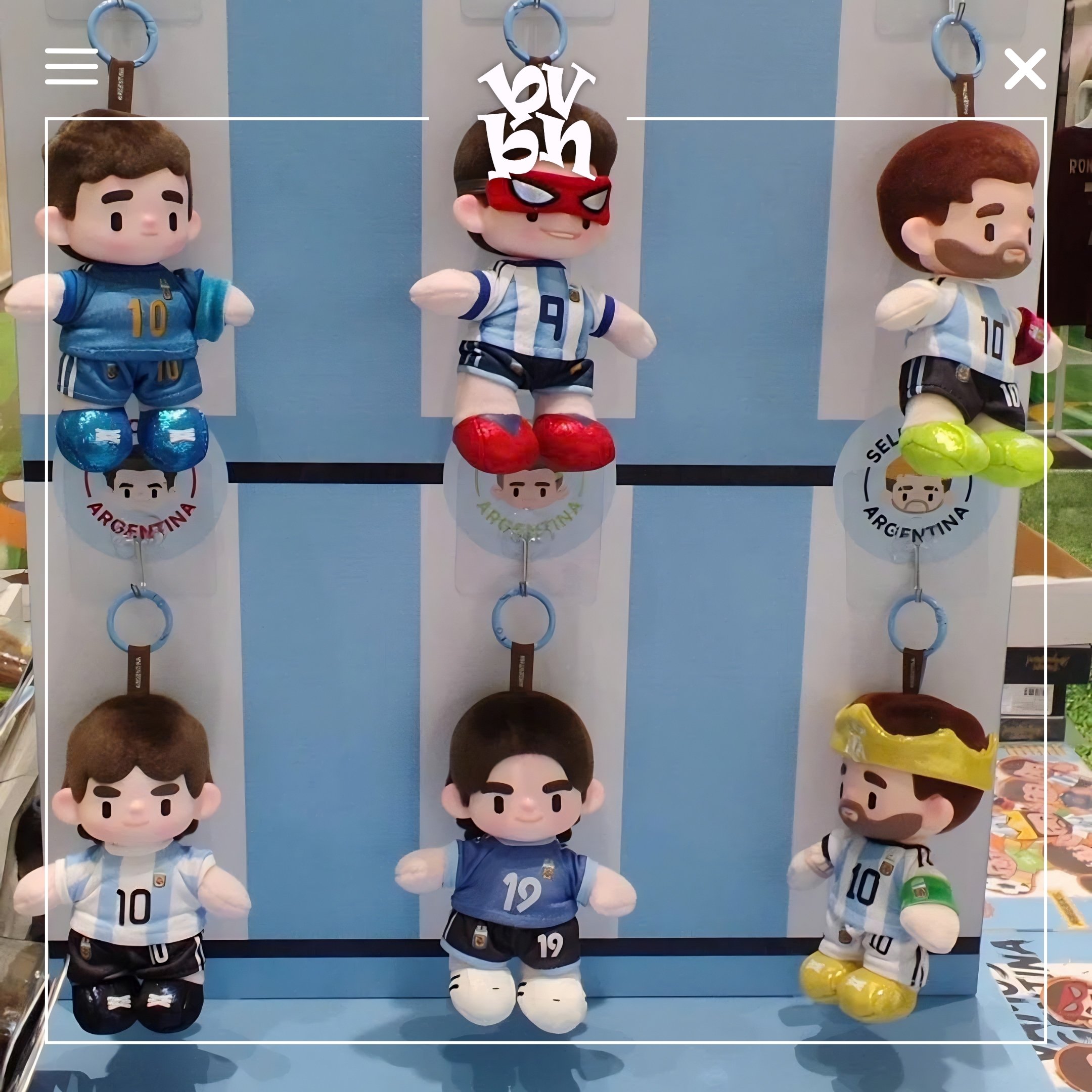 Argentina Messi National Team 2026 FIFA World Cup Series Plush Pendant Blind Box