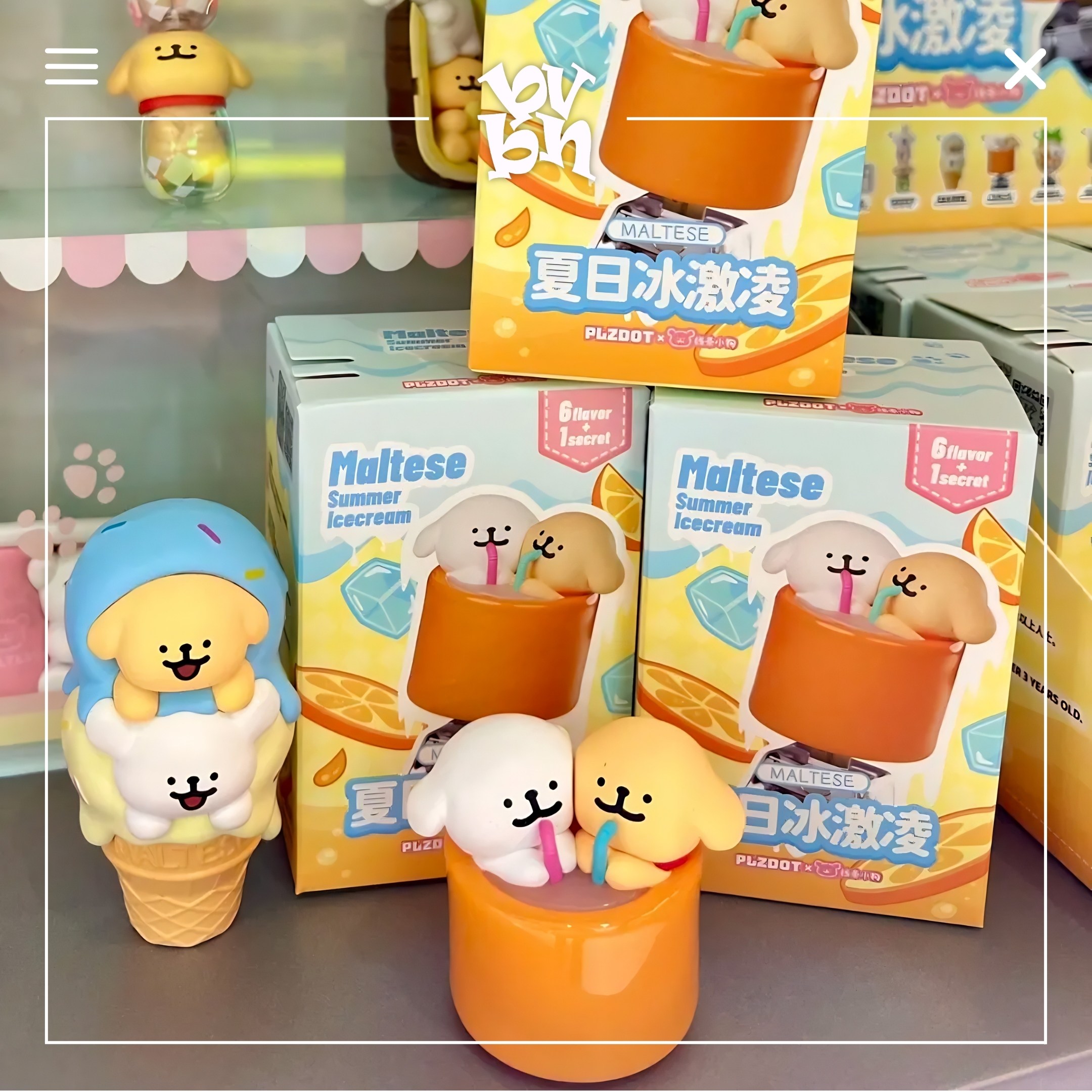 Maltese Summer Ice Cream Series Mini Blind box