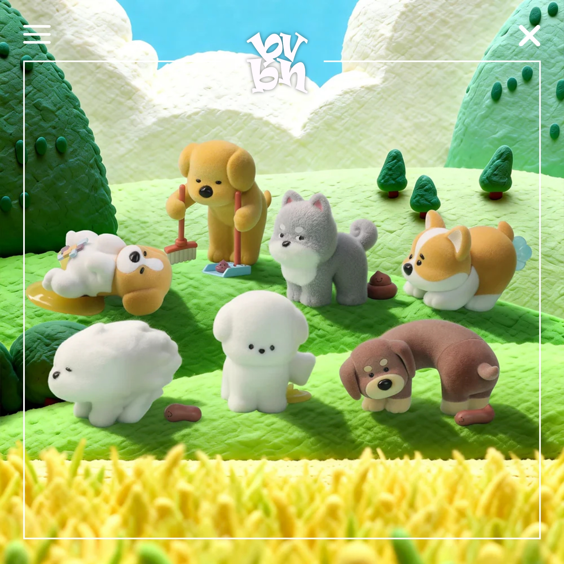 PooPoo Pups Collection 52Toys Blindbox Series