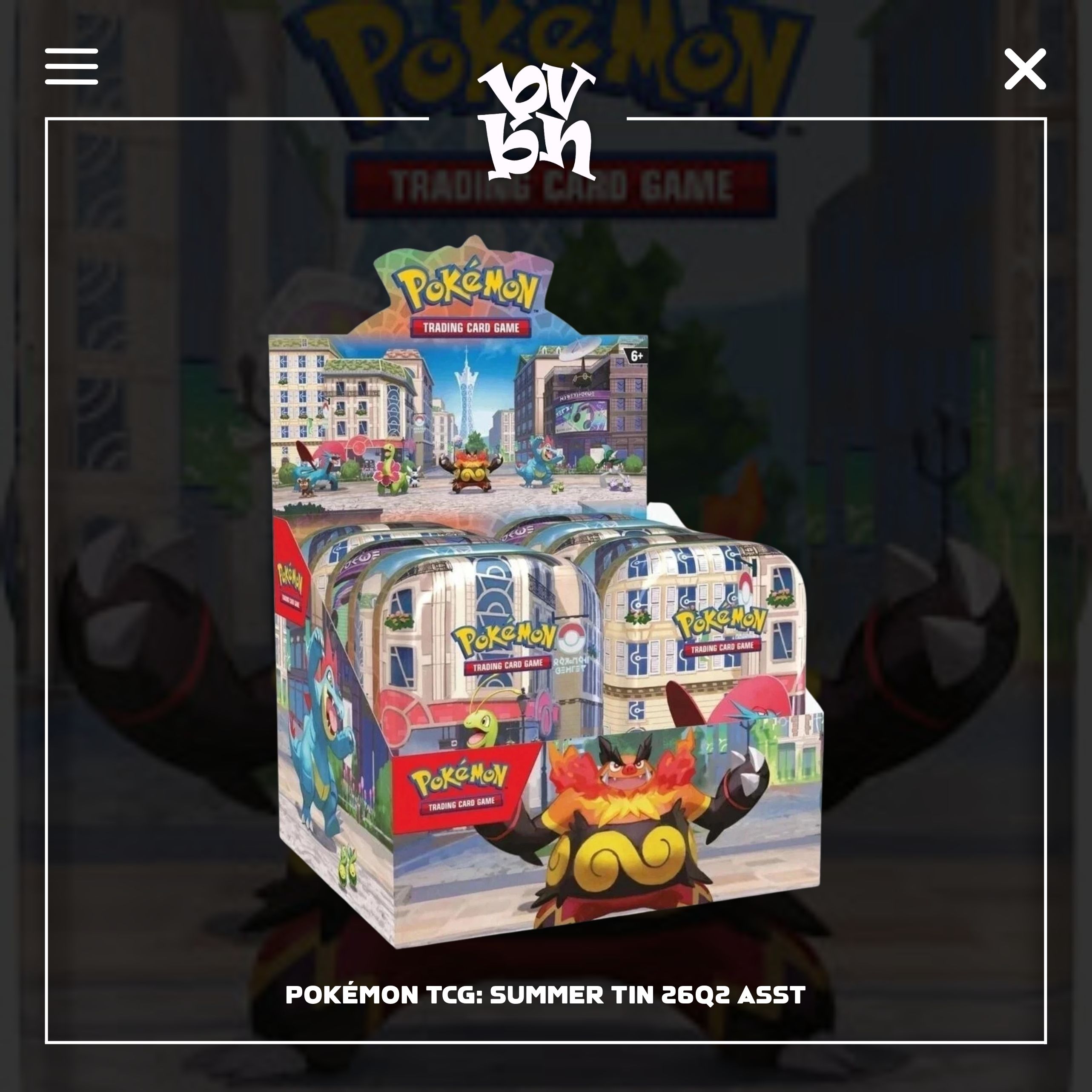 POKEMON TCG MINI TINS 26Q2 ASST DISP