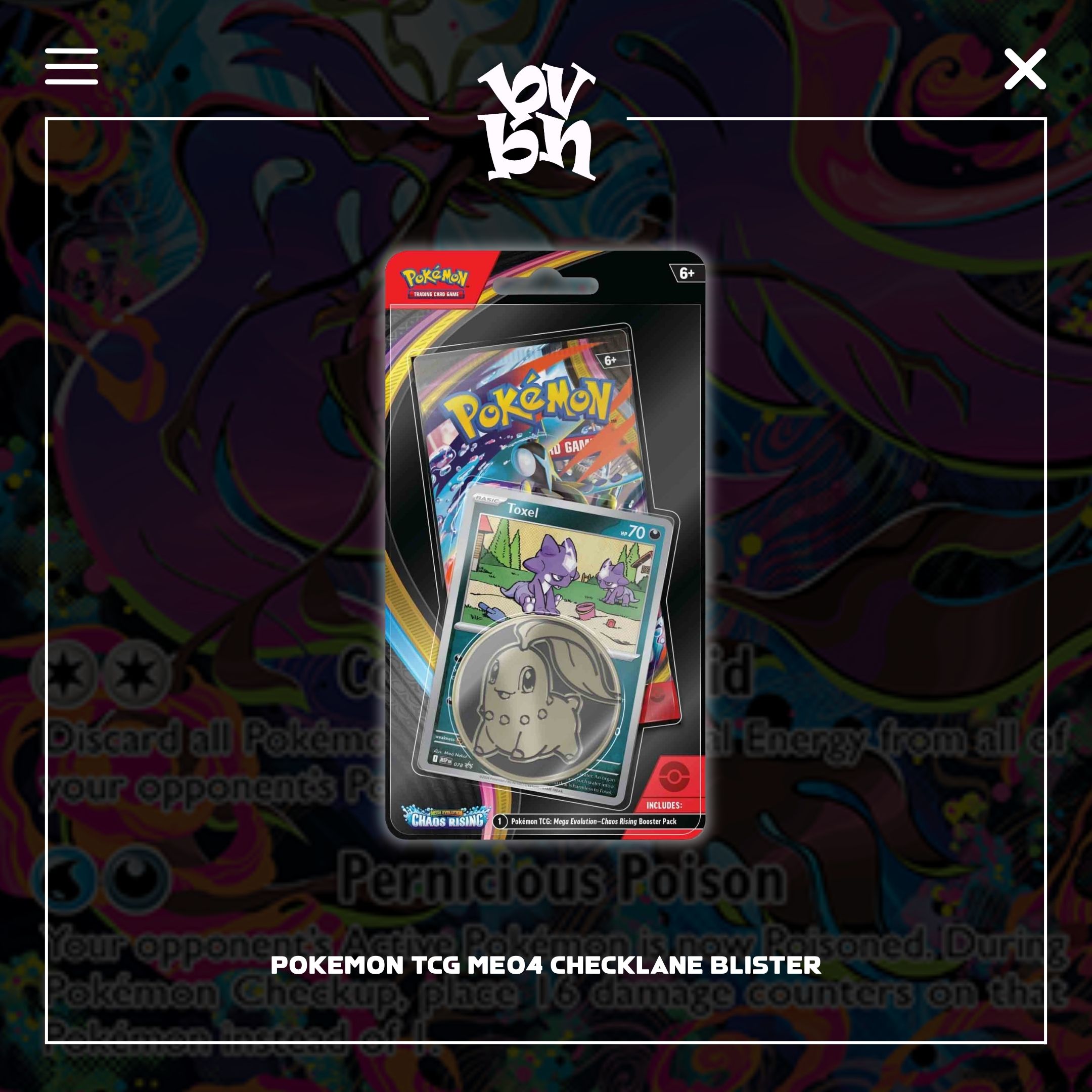 Pokemon TCG ME04 Checklane Blister