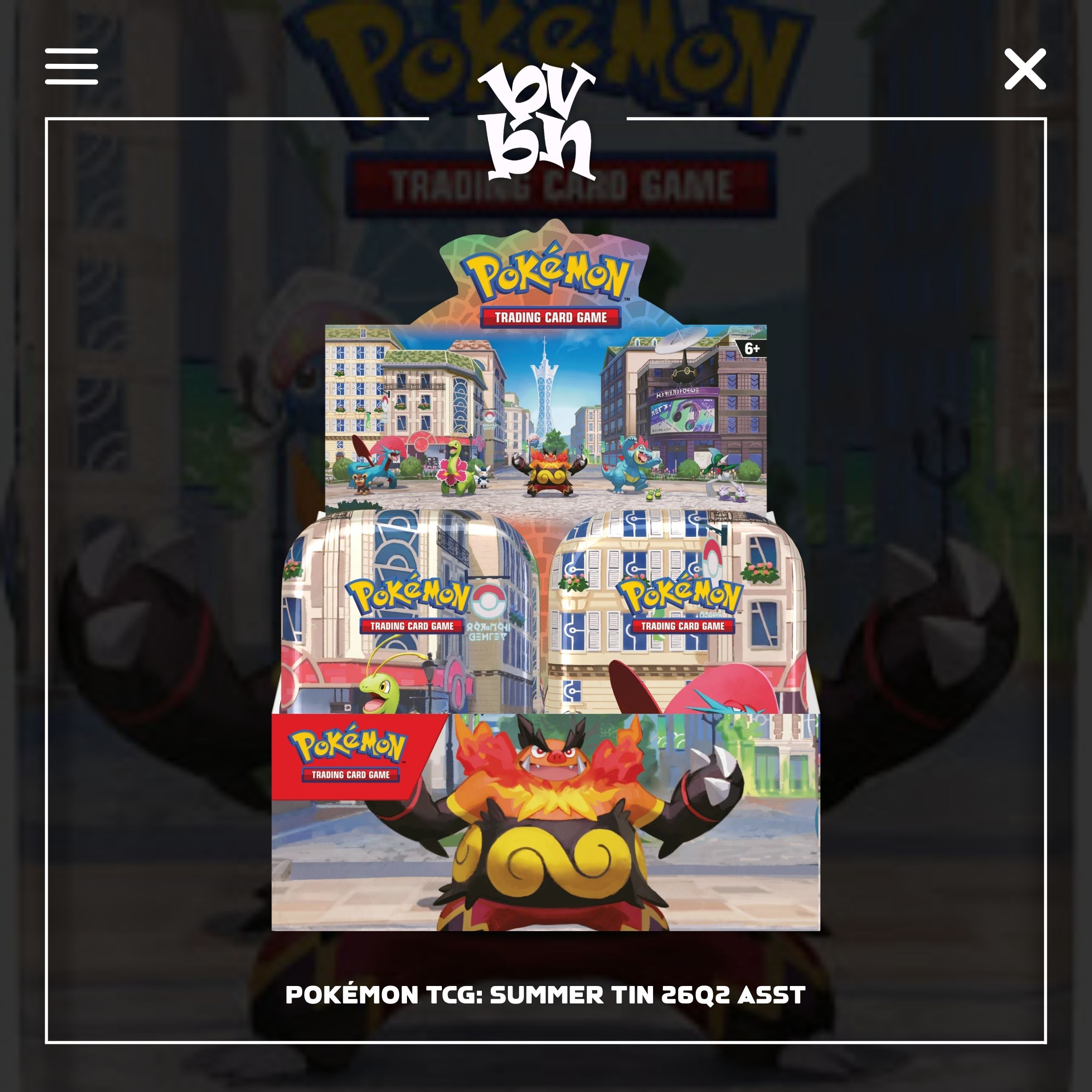POKEMON TCG MINI TINS 26Q2 ASST DISP