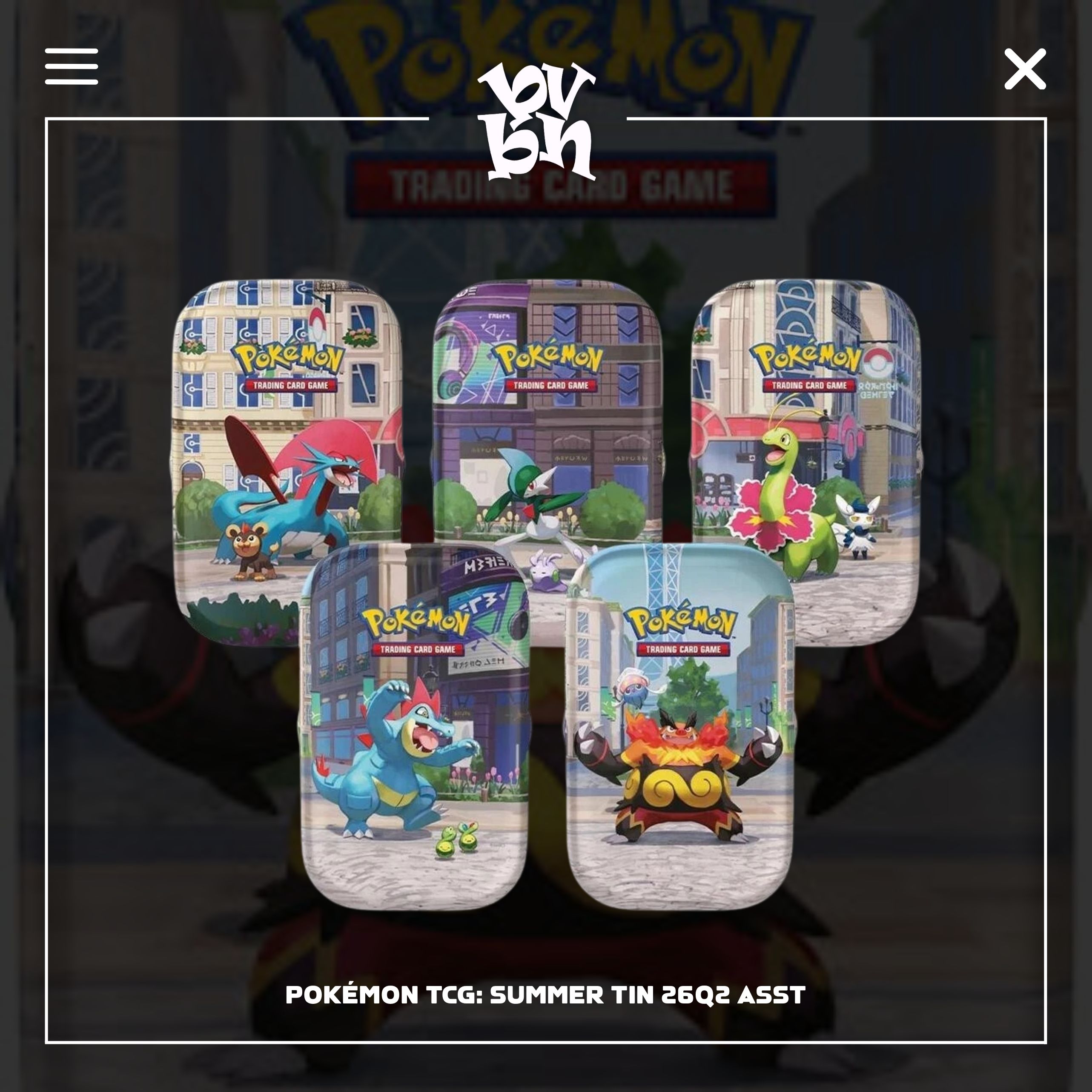 POKEMON TCG MINI TINS 26Q2 ASST DISP