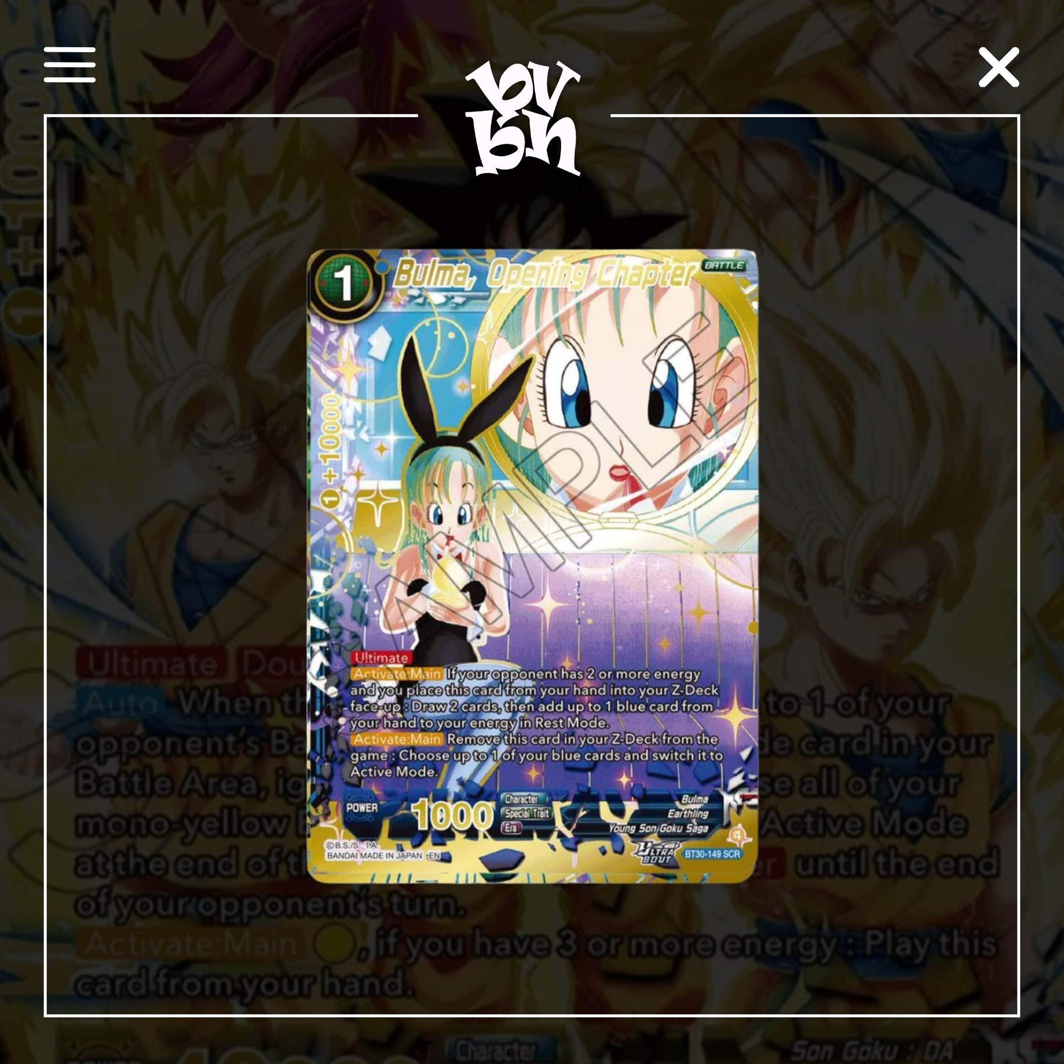 Three Glorious Fighters Booster Pack - Three Glorious Fighters (BT30)