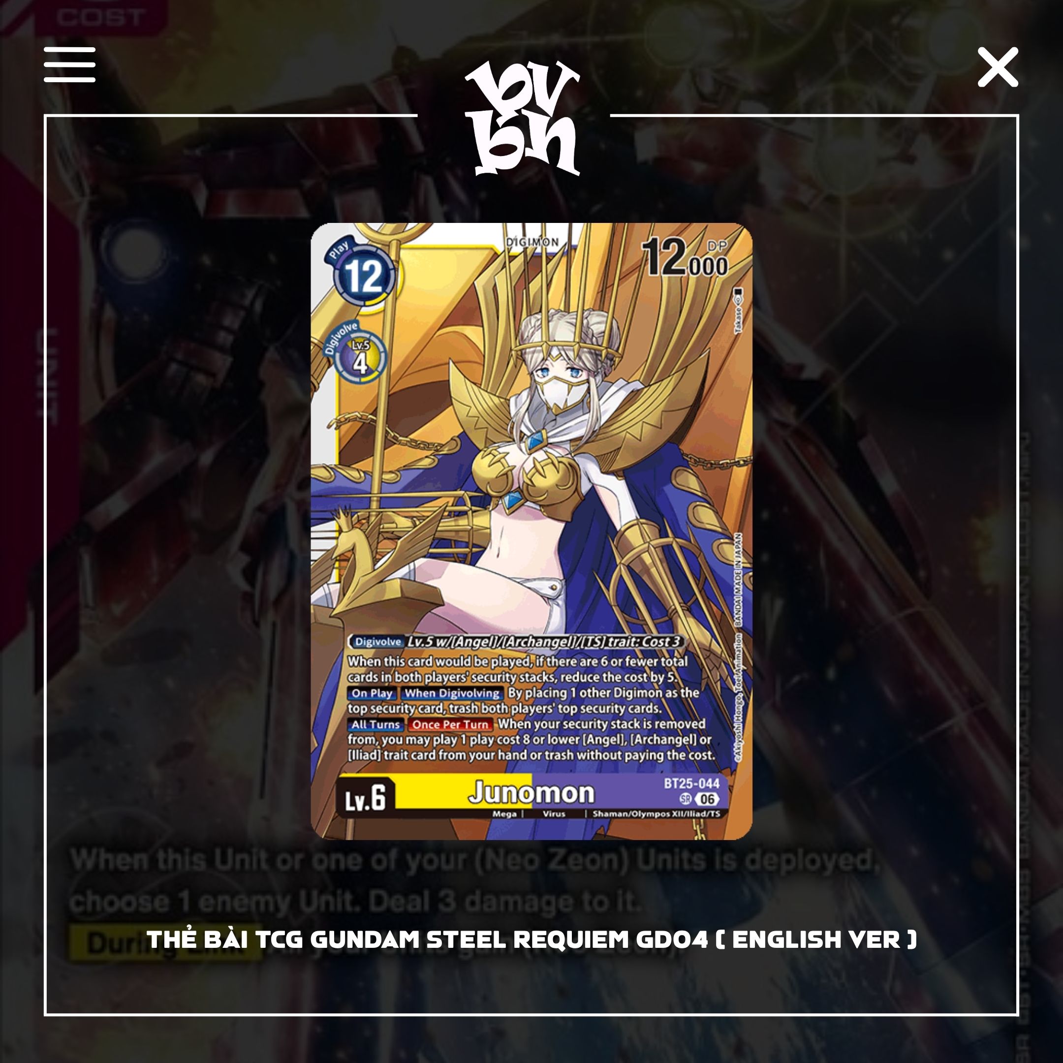 Digimon Dual Revolution - Card Game Booster Pack BT-25 ENG