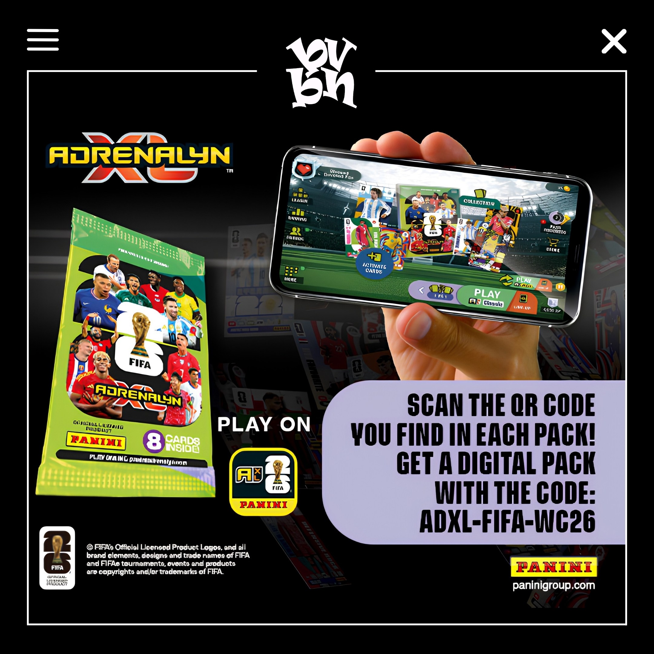 Đồ Chơi Gói Thẻ Hình FIFA World Cup 2026 Adrenalyn XL - Hạng Sang PANINI