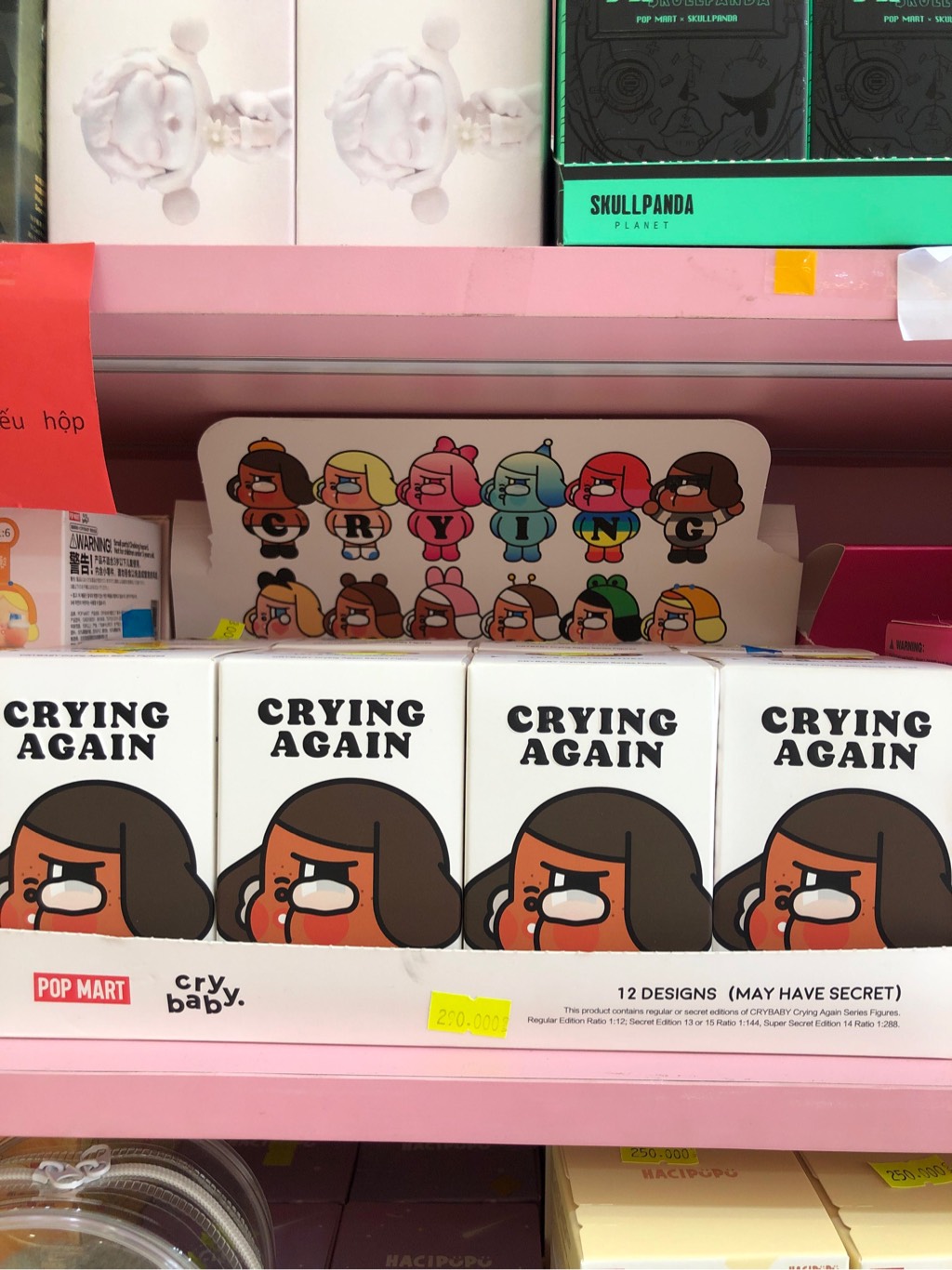 POP MART CRYBABY Crying Again Series Figures Blind Box