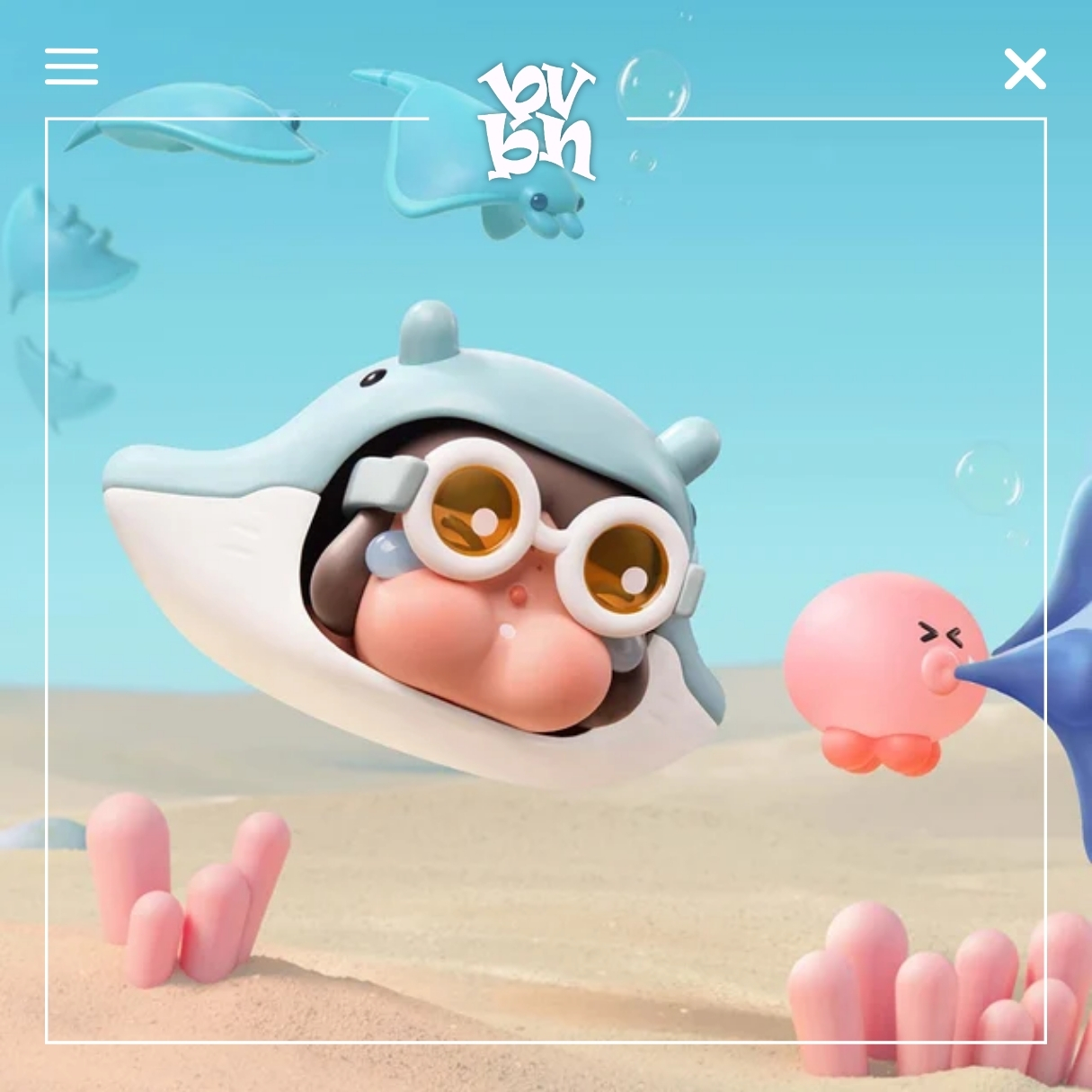 CRYBABY Cry Me an Ocean Series Figures Blindbox Series