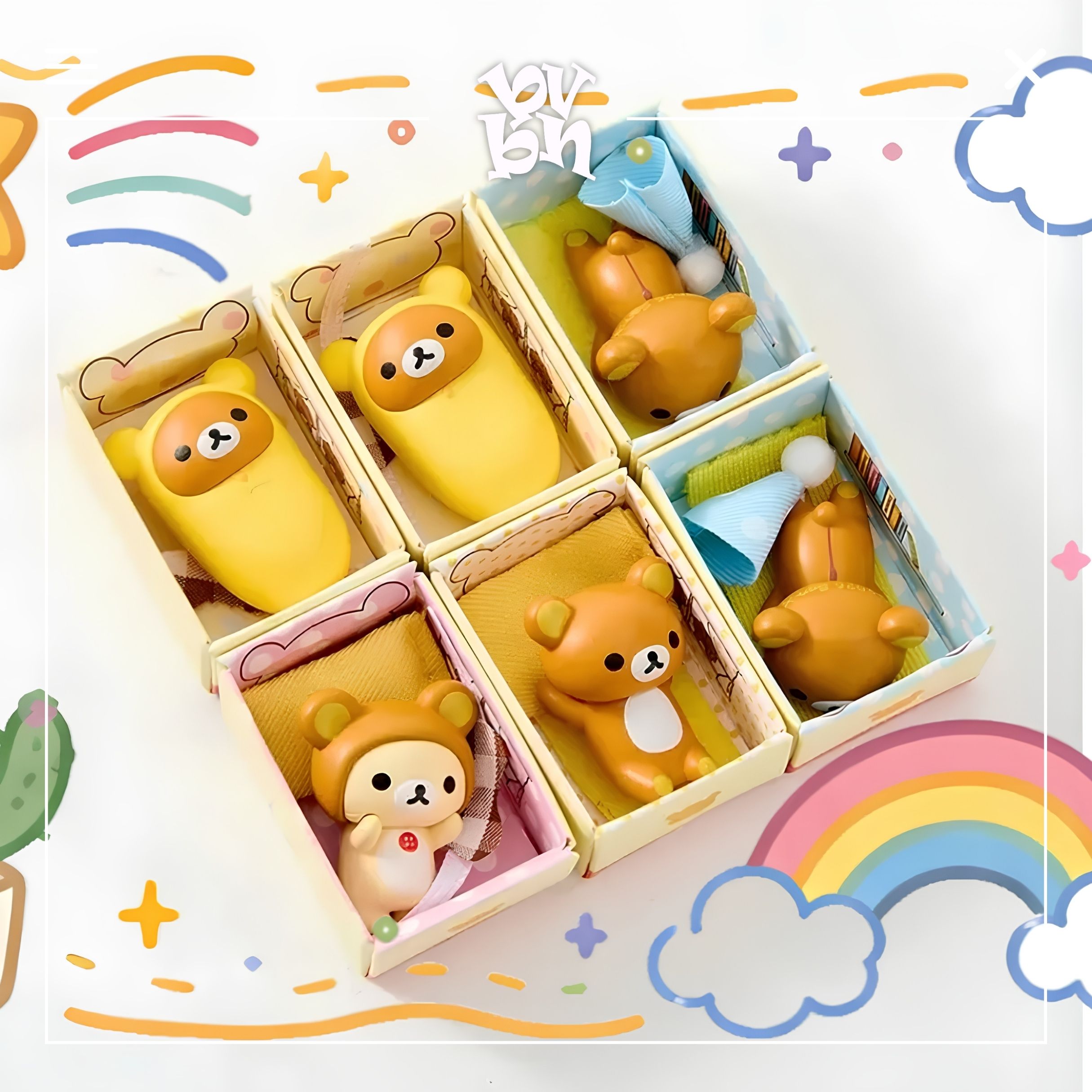 Rillakkuma Candy Box Toys DIY Blindbox Series