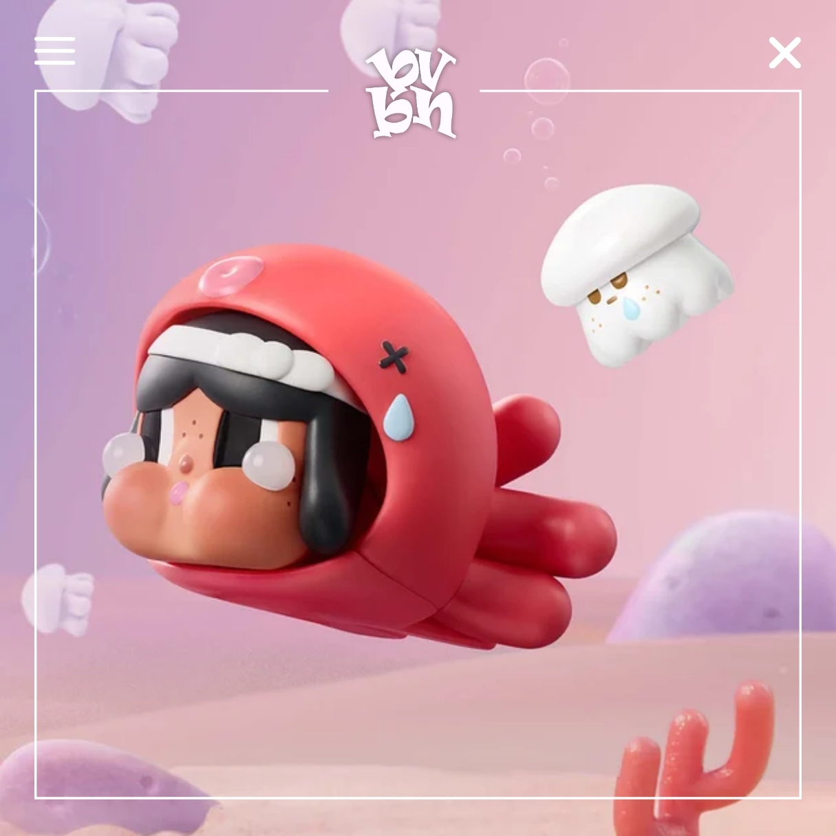 CRYBABY Cry Me an Ocean Series Figures Blindbox Series