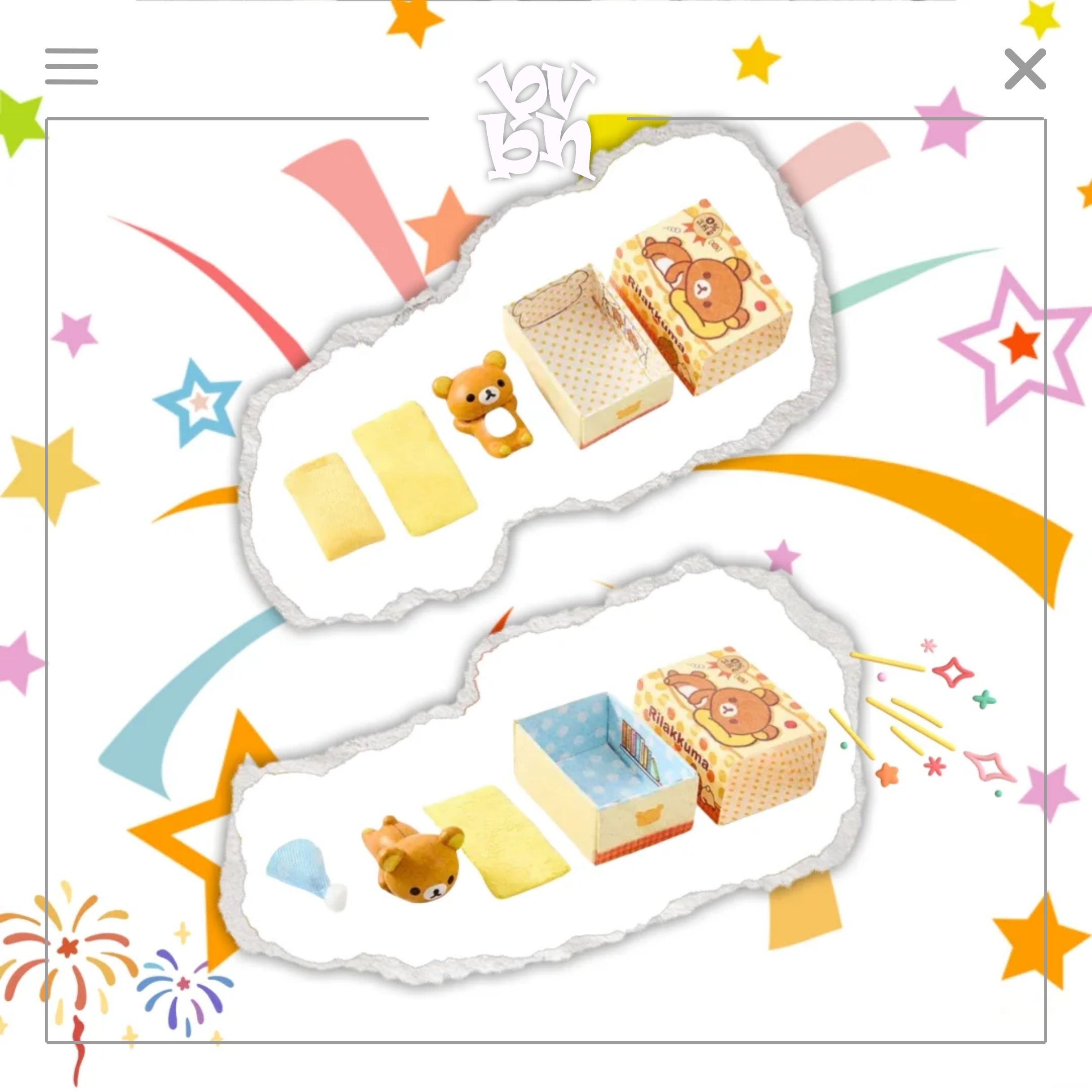 Rillakkuma Candy Box Toys DIY Blindbox Series