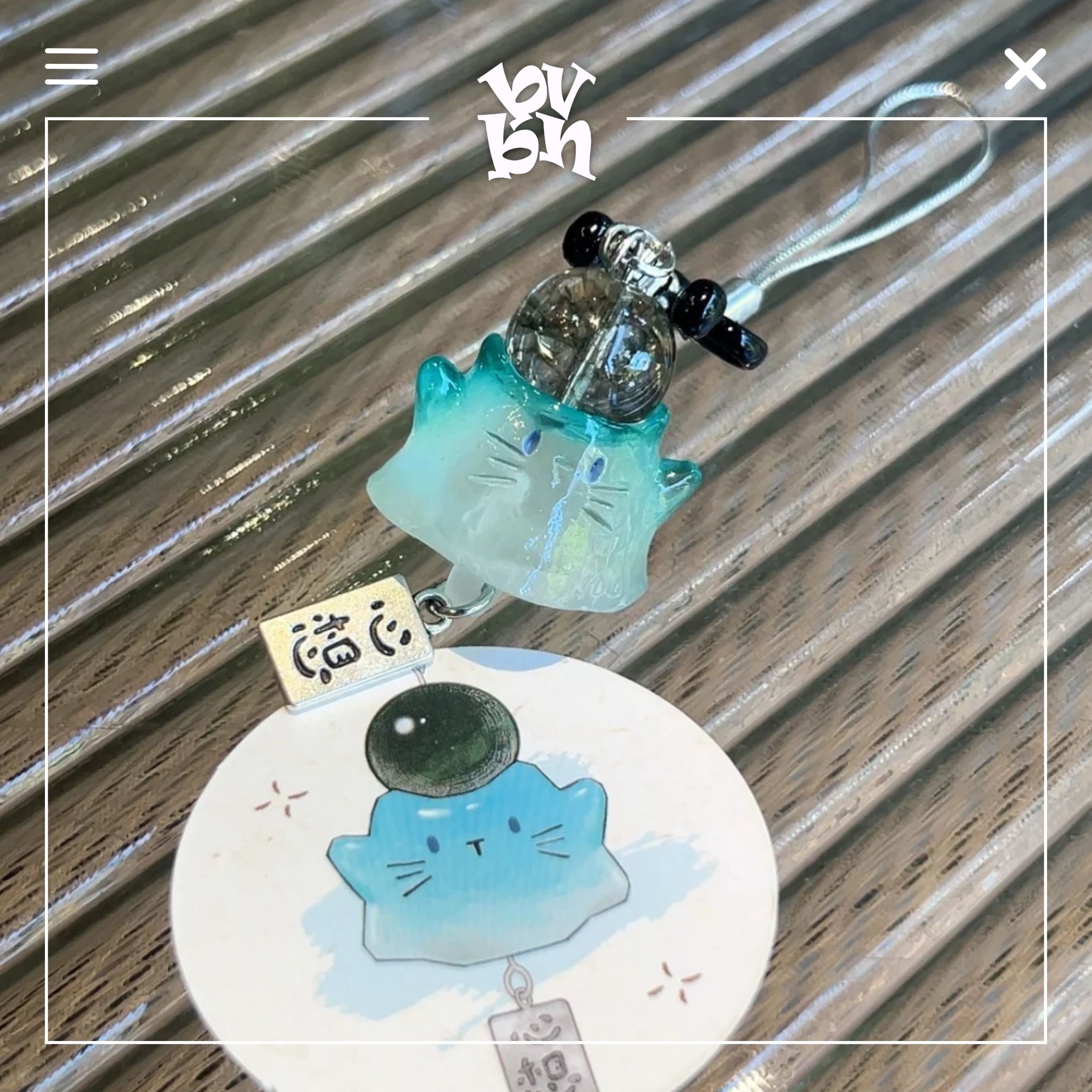 Meow Meets Good Luck Dây Đeo Điện Thoại Ver3