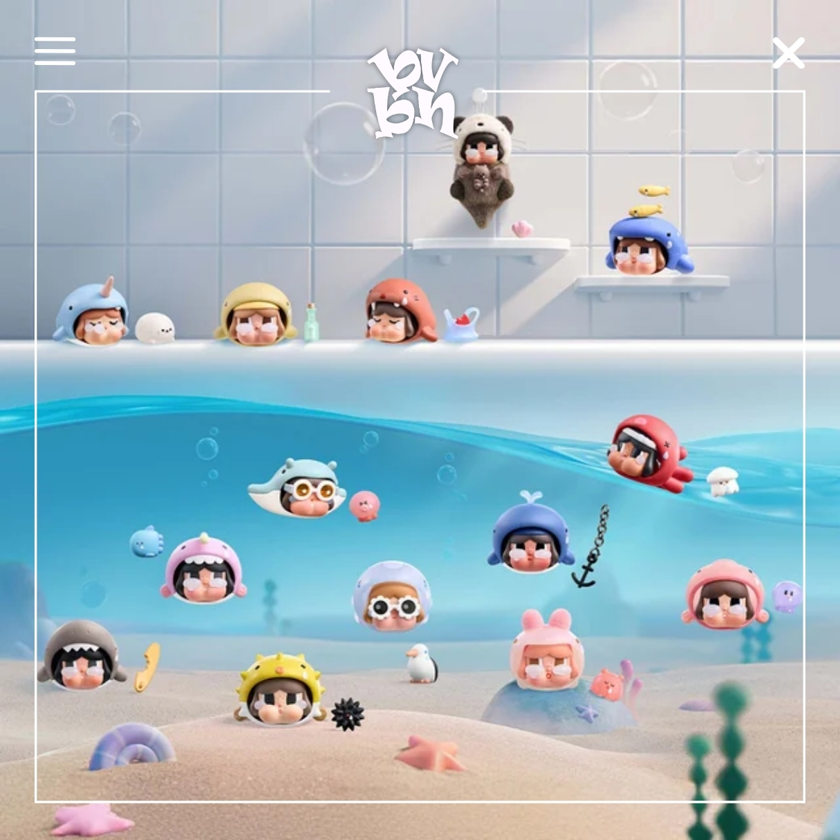 CRYBABY Cry Me an Ocean Series Figures Blindbox Series