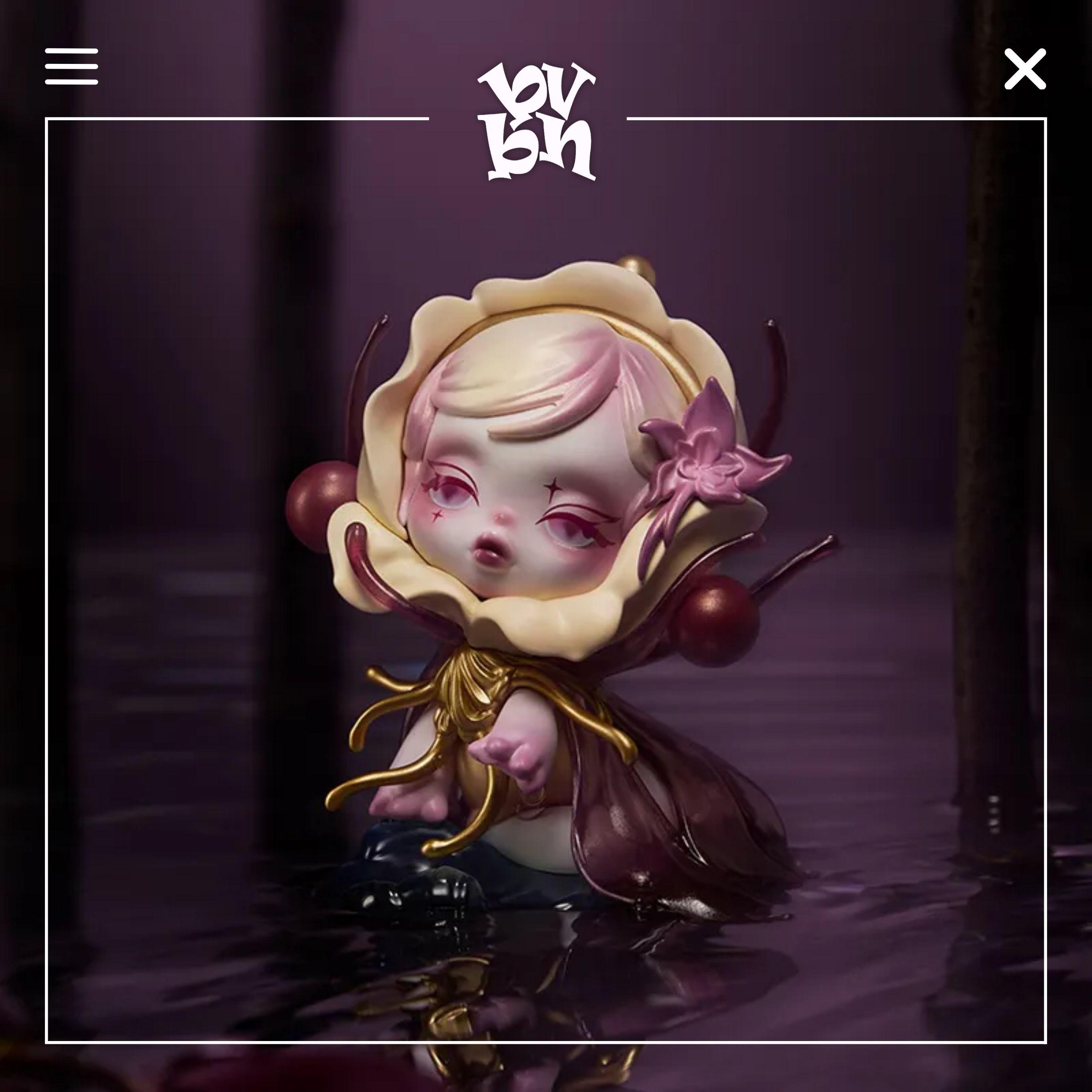 SKULLPANDA Petals in Four Acts Series Figures Blindbox Series