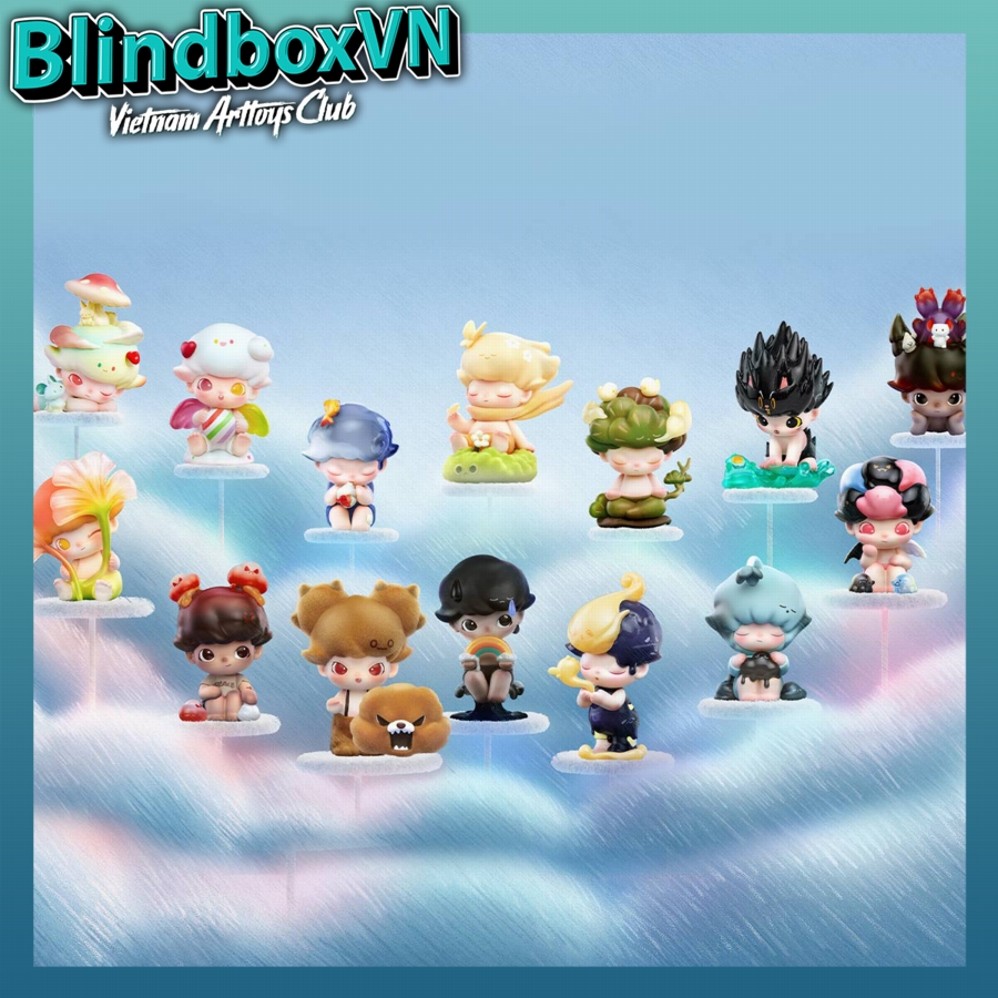Dimoo Bath Series Blindbox DIMOO By Your Side Series Figures POPMART ( Chính hãng )