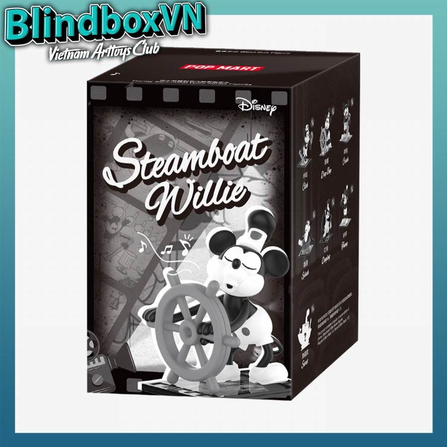 Disney Steamboat Willie Series Figures POPMART ( chính hãng )