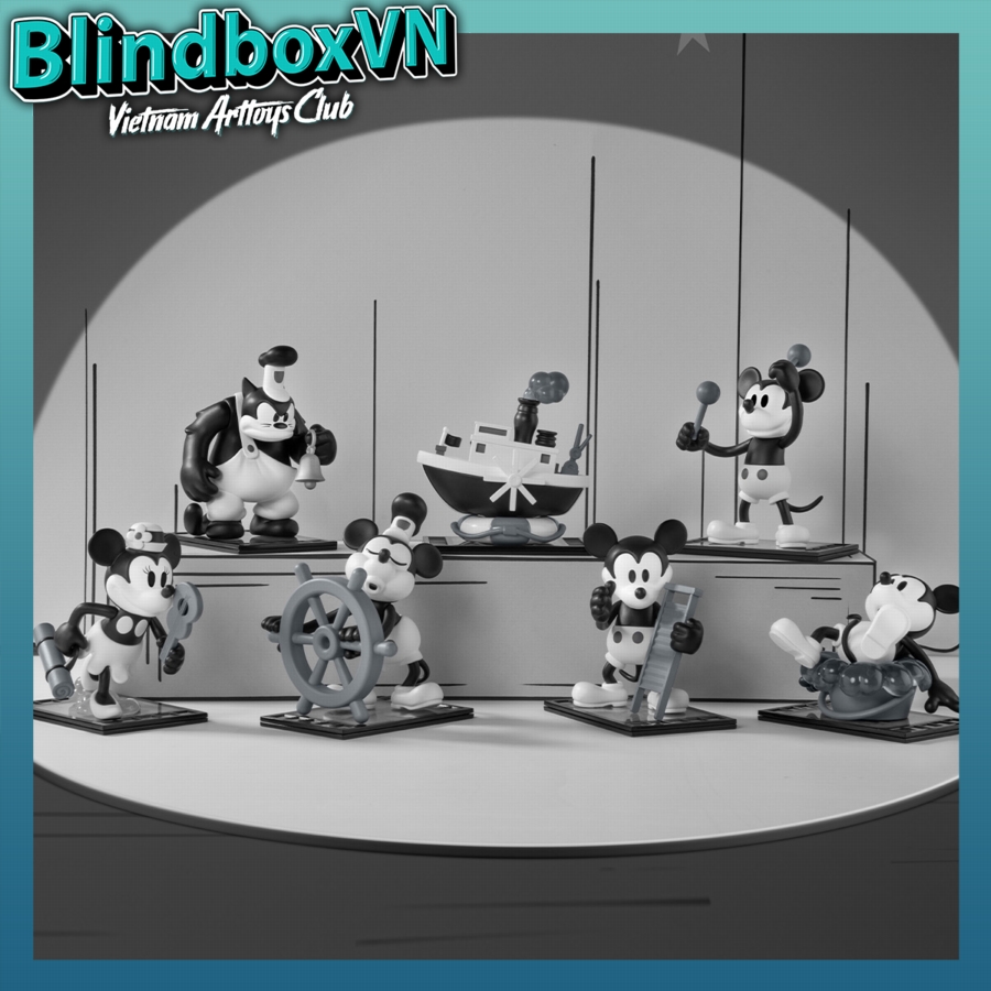 Disney Steamboat Willie Series Figures POPMART ( chính hãng )